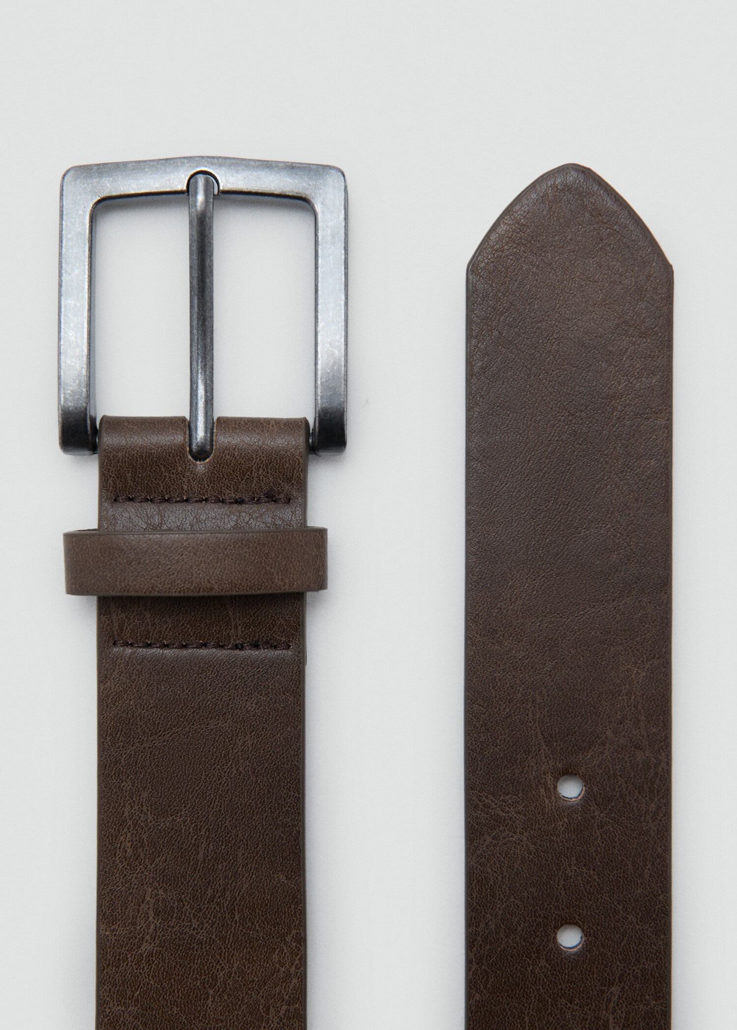 Leather-effect belt - Medium plane