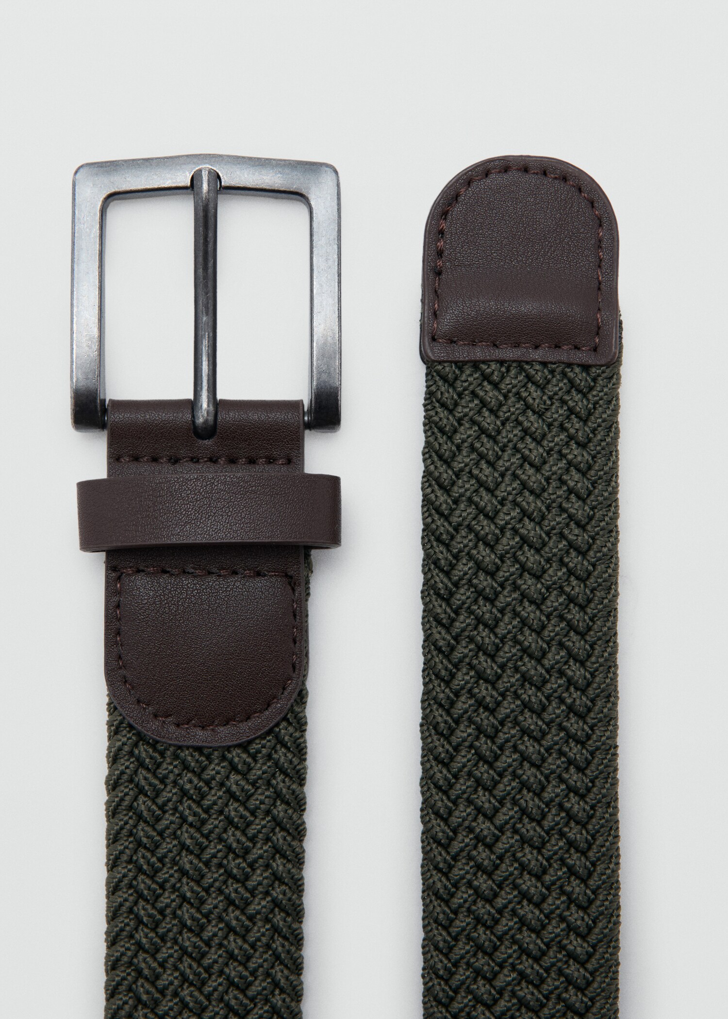 Braided elastic belt - Medium plane