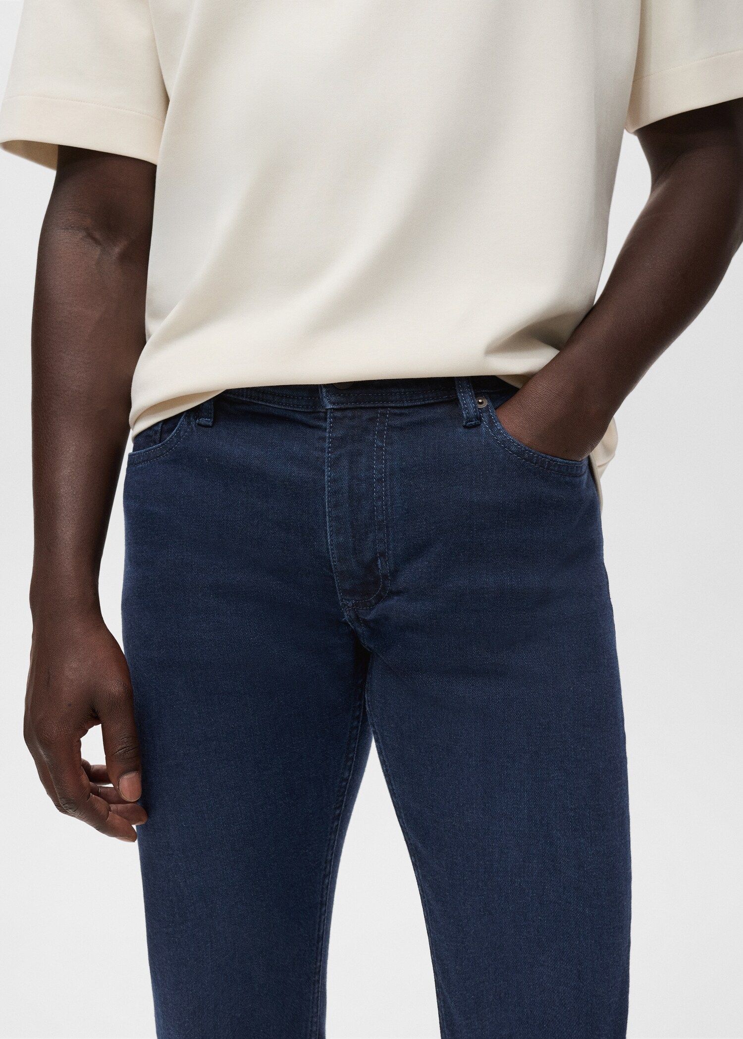 Slim fit blue black Jan jeans - Details of the article 1
