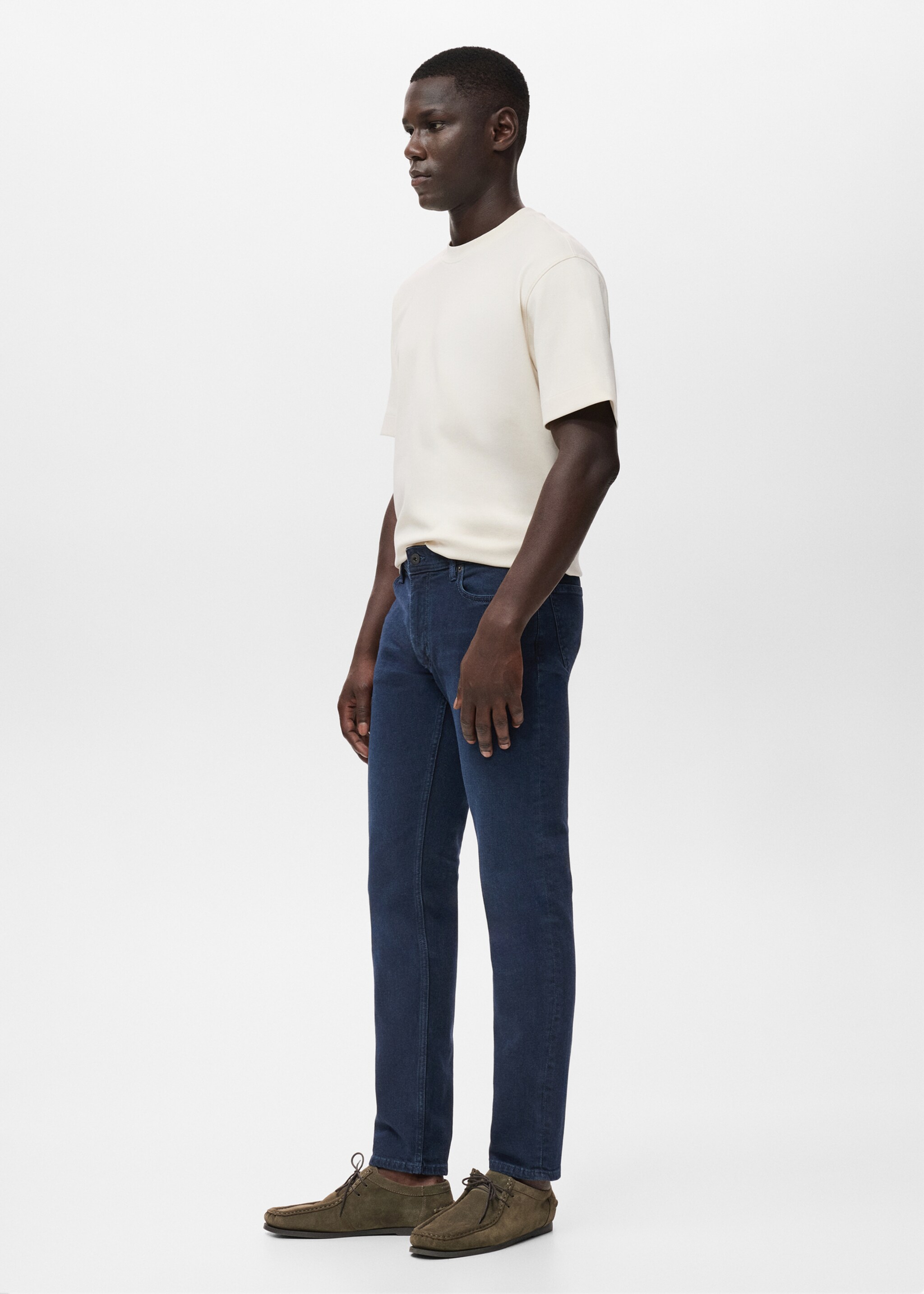 Slim fit blue black Jan jeans - Details of the article 2, Deep Dark Blue. Ref: 17064438-00.