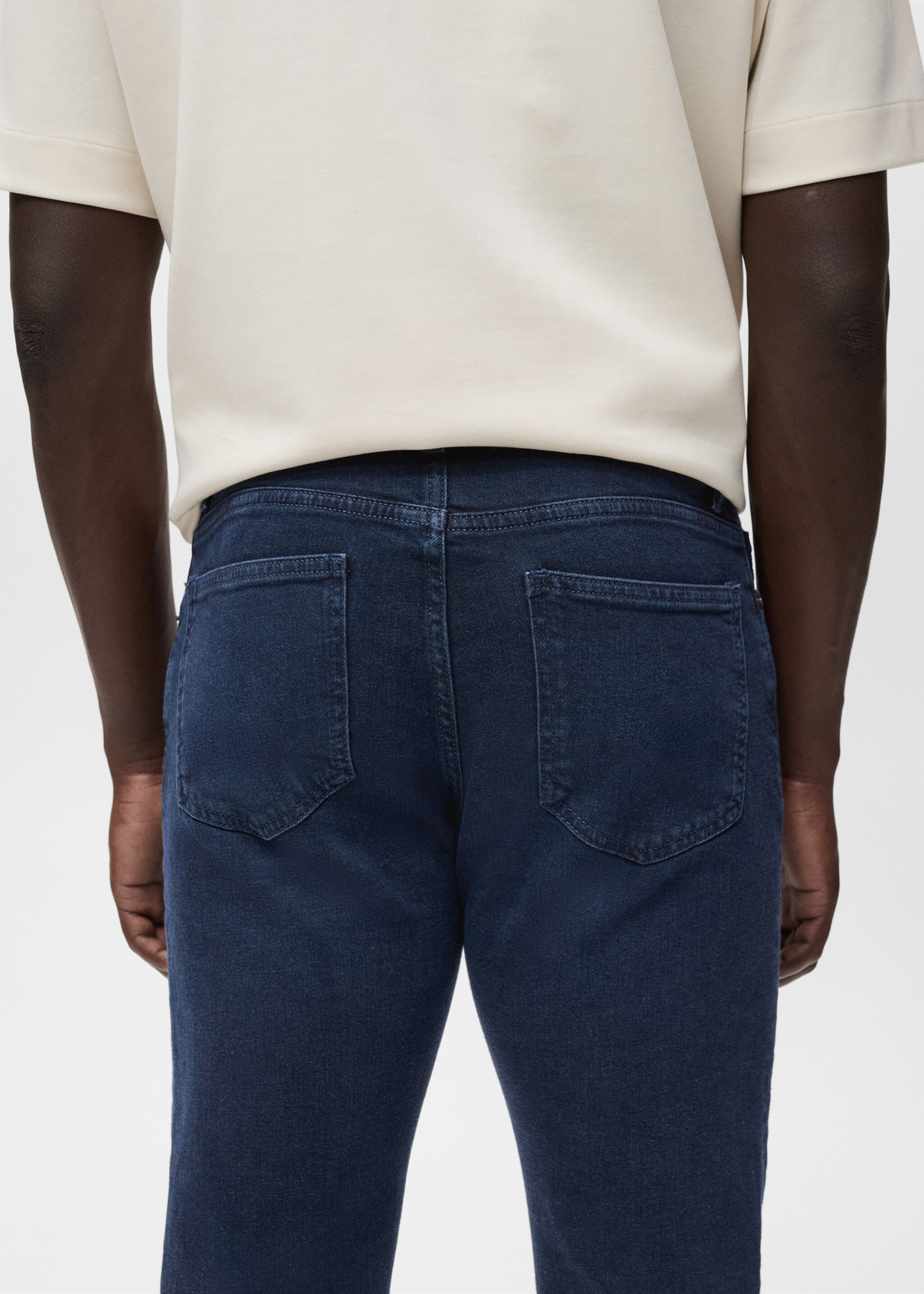 Slim fit blue black Jan jeans - Details of the article 6, Deep Dark Blue. Ref: 17064438-00.