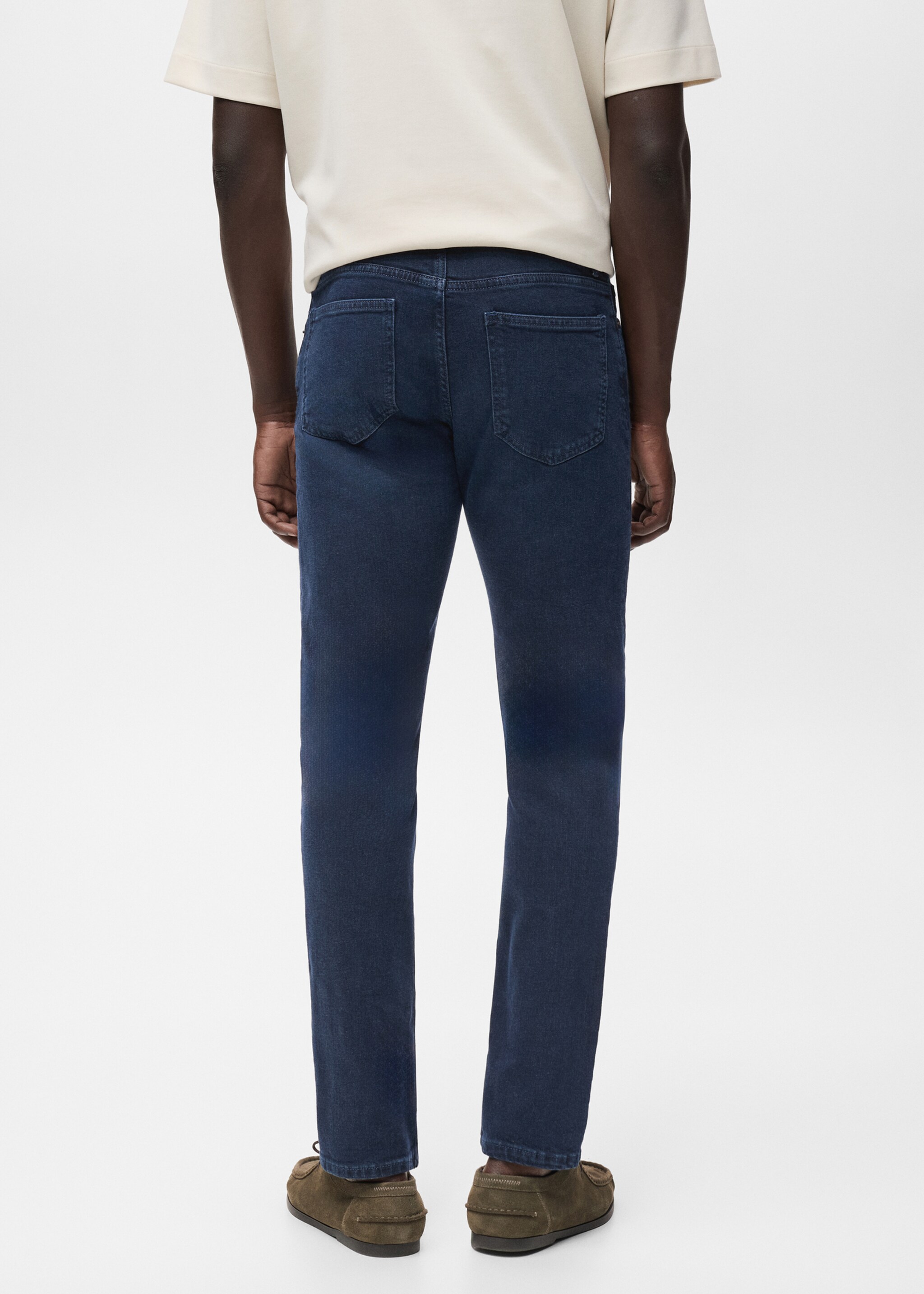 Slim fit blue black Jan jeans - Reverse of the article, Deep Dark Blue. Ref: 17064438-00.