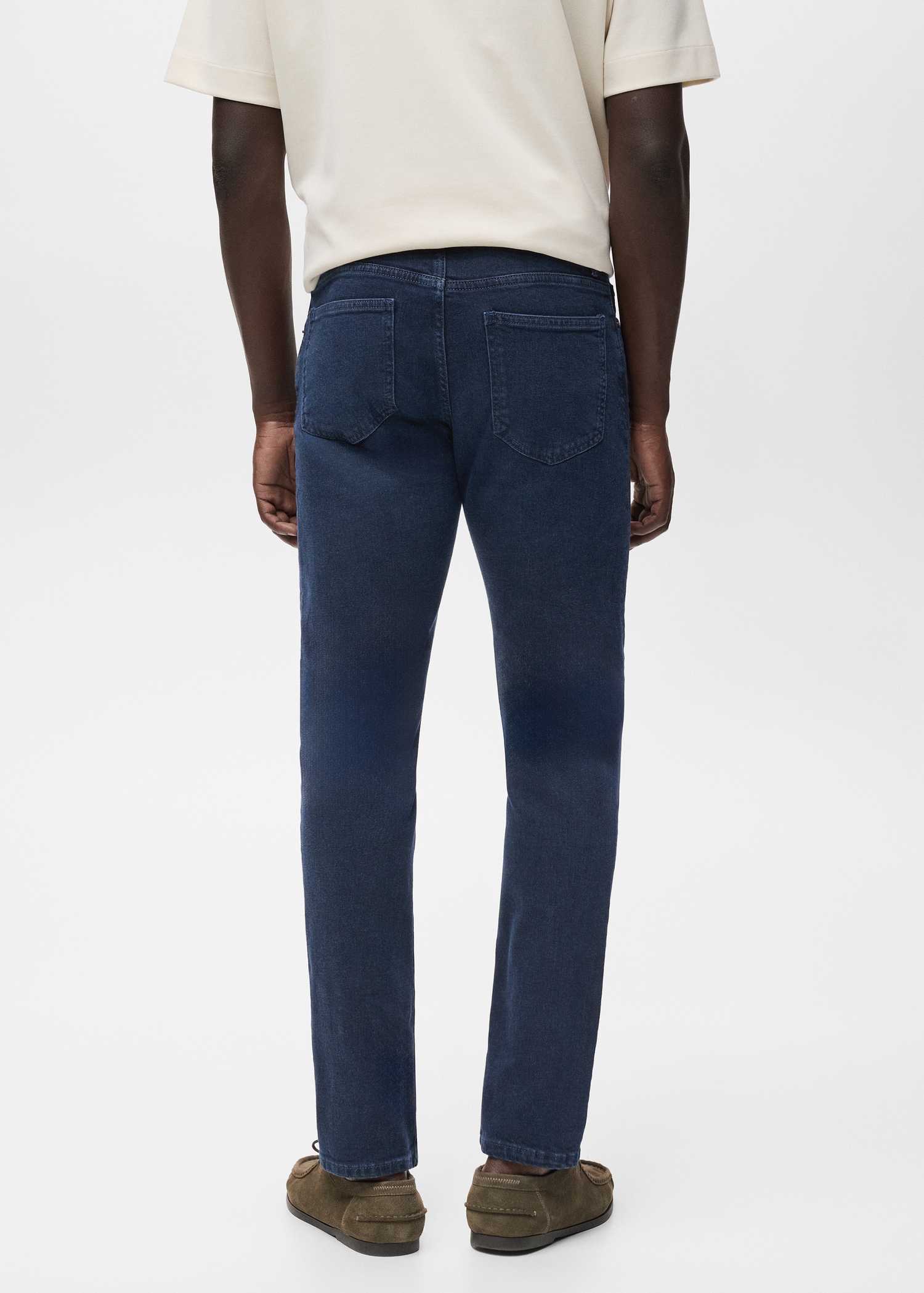 Slim fit blue black Jan jeans - Reverse of the article