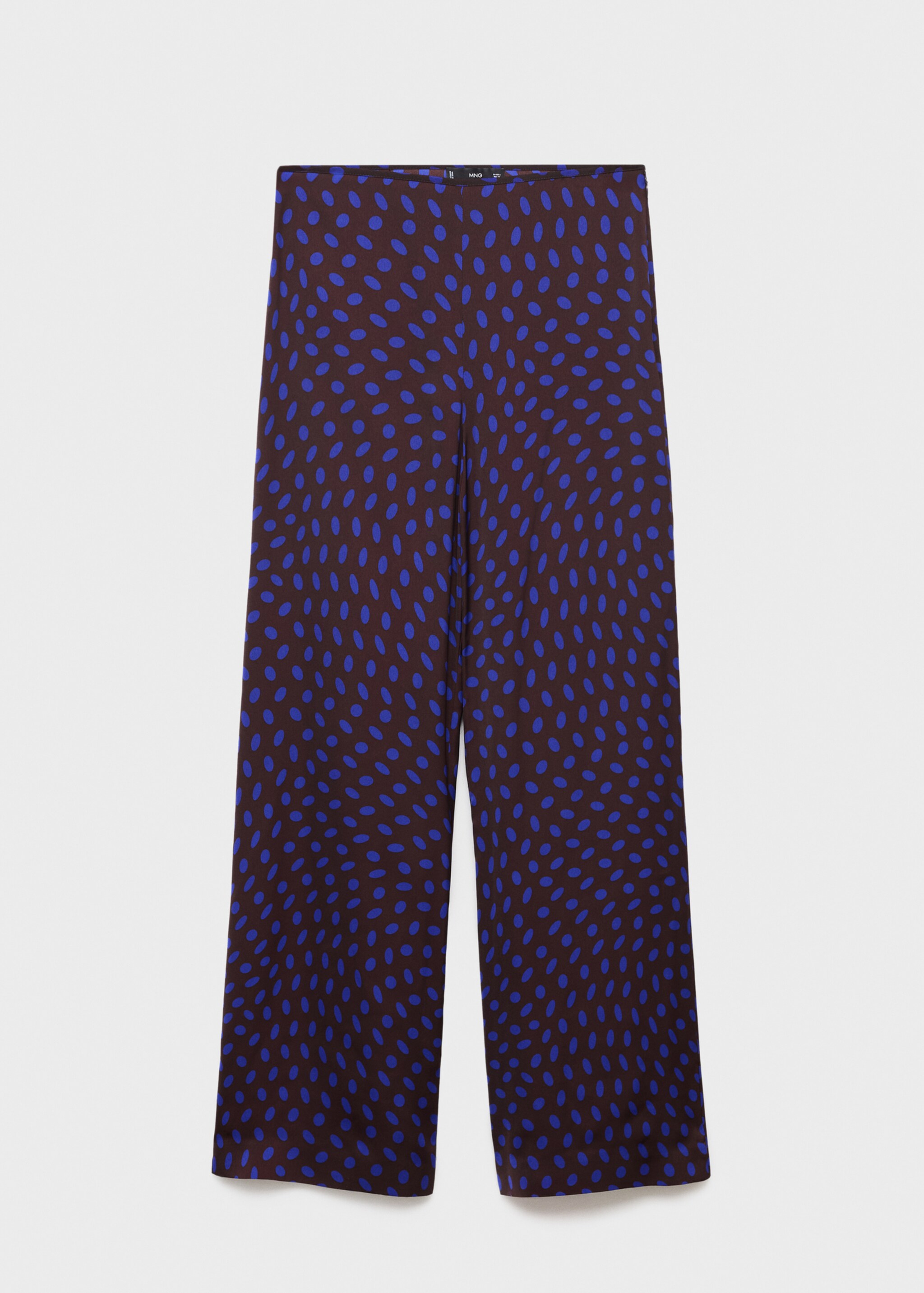 Polka dots flare trousers - Article without model, Brown. Ref: 17064445-00.