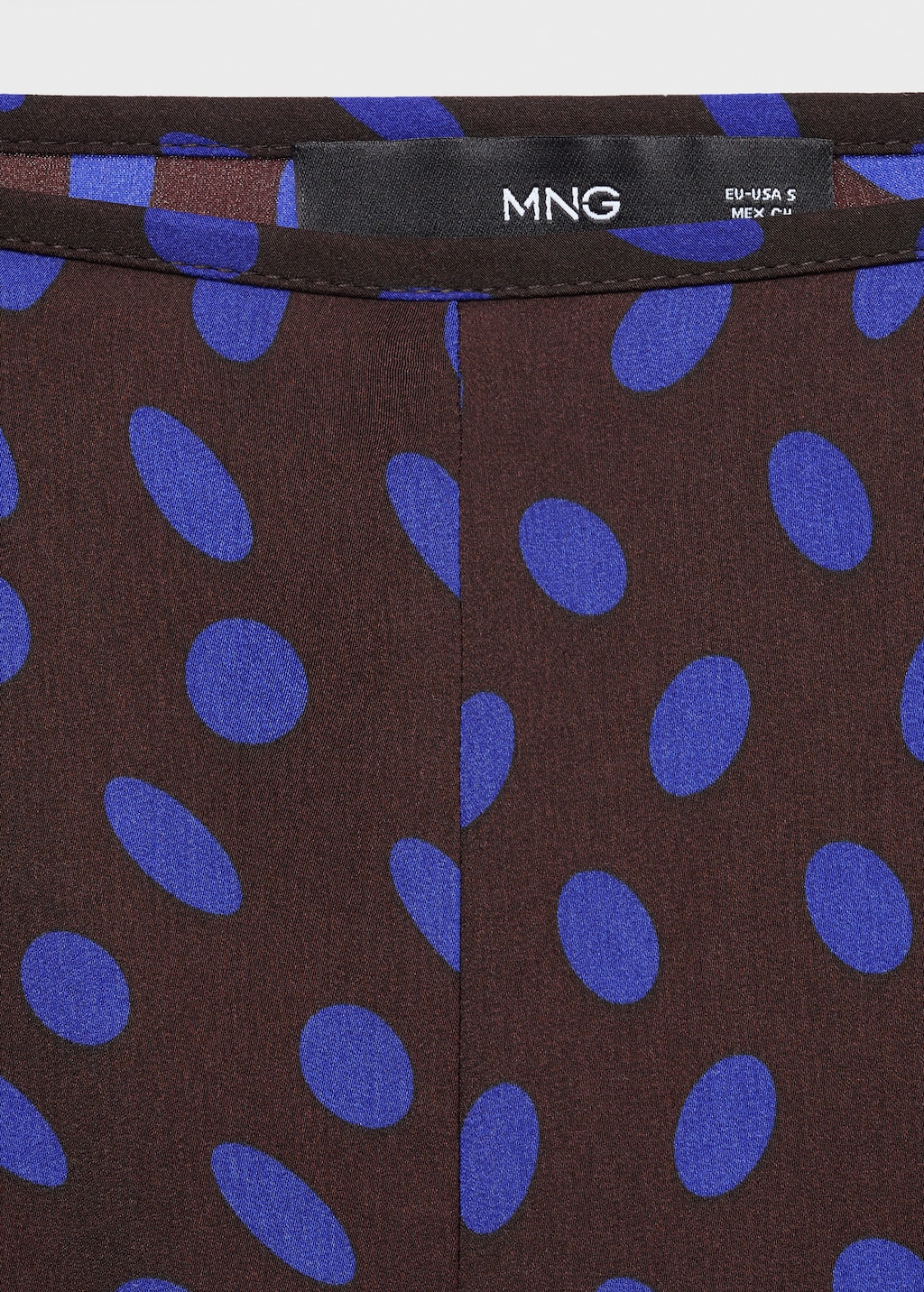 Polka dots flare trousers