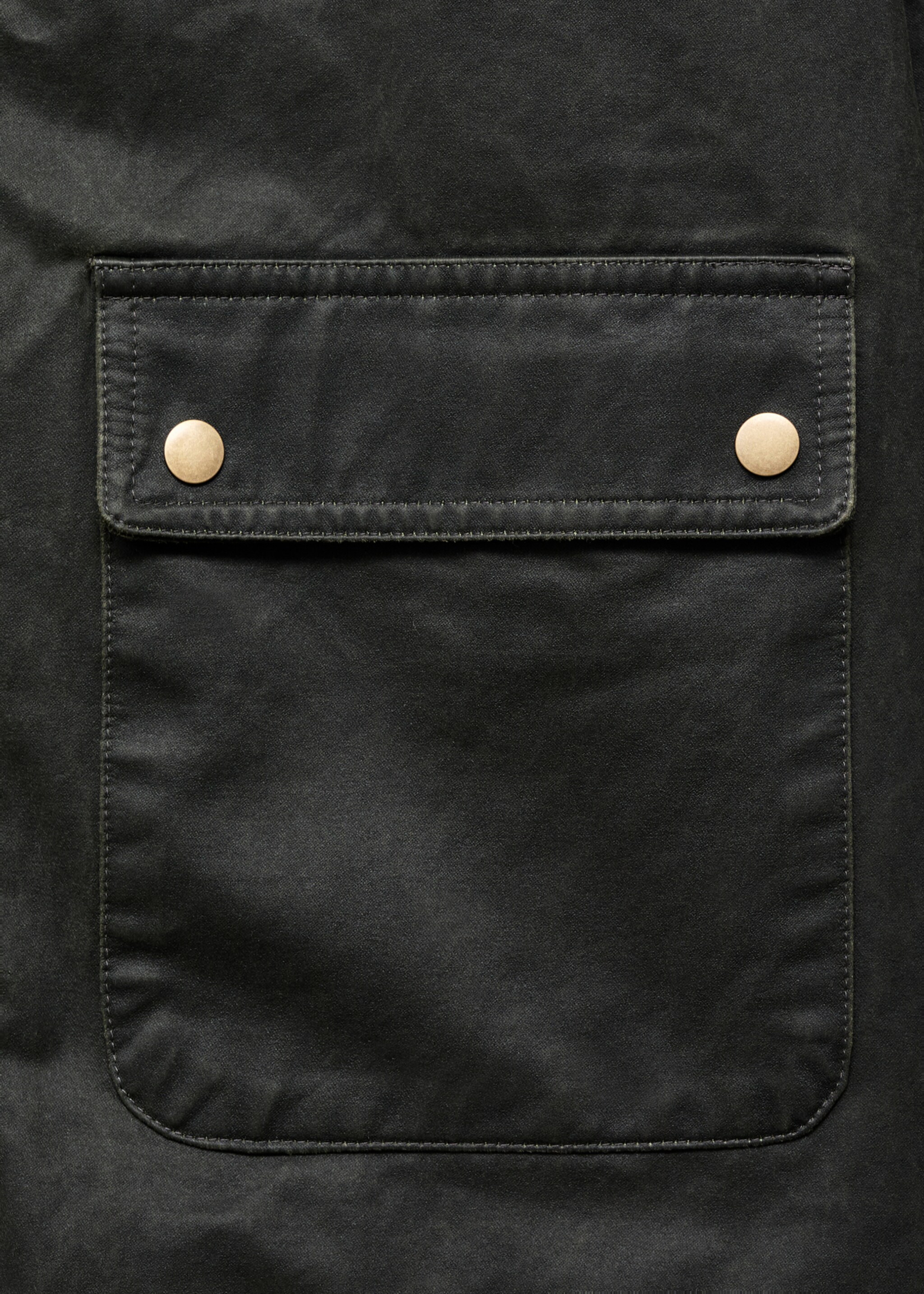 Parka cuello contraste - Detalle del artículo 0, Khaki. Ref: 17064773-00.