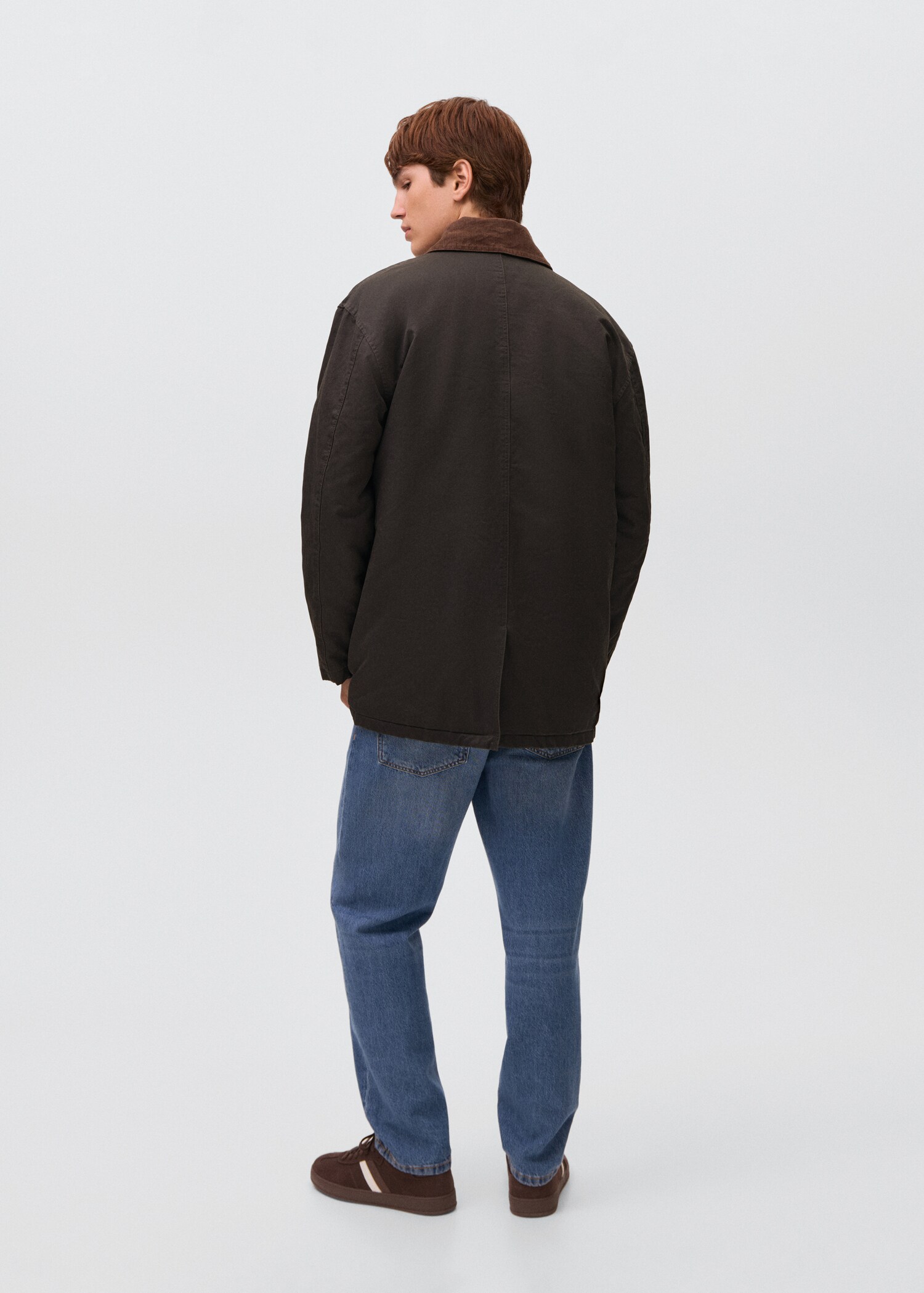 Parka cuello contraste - Reverso del artículo