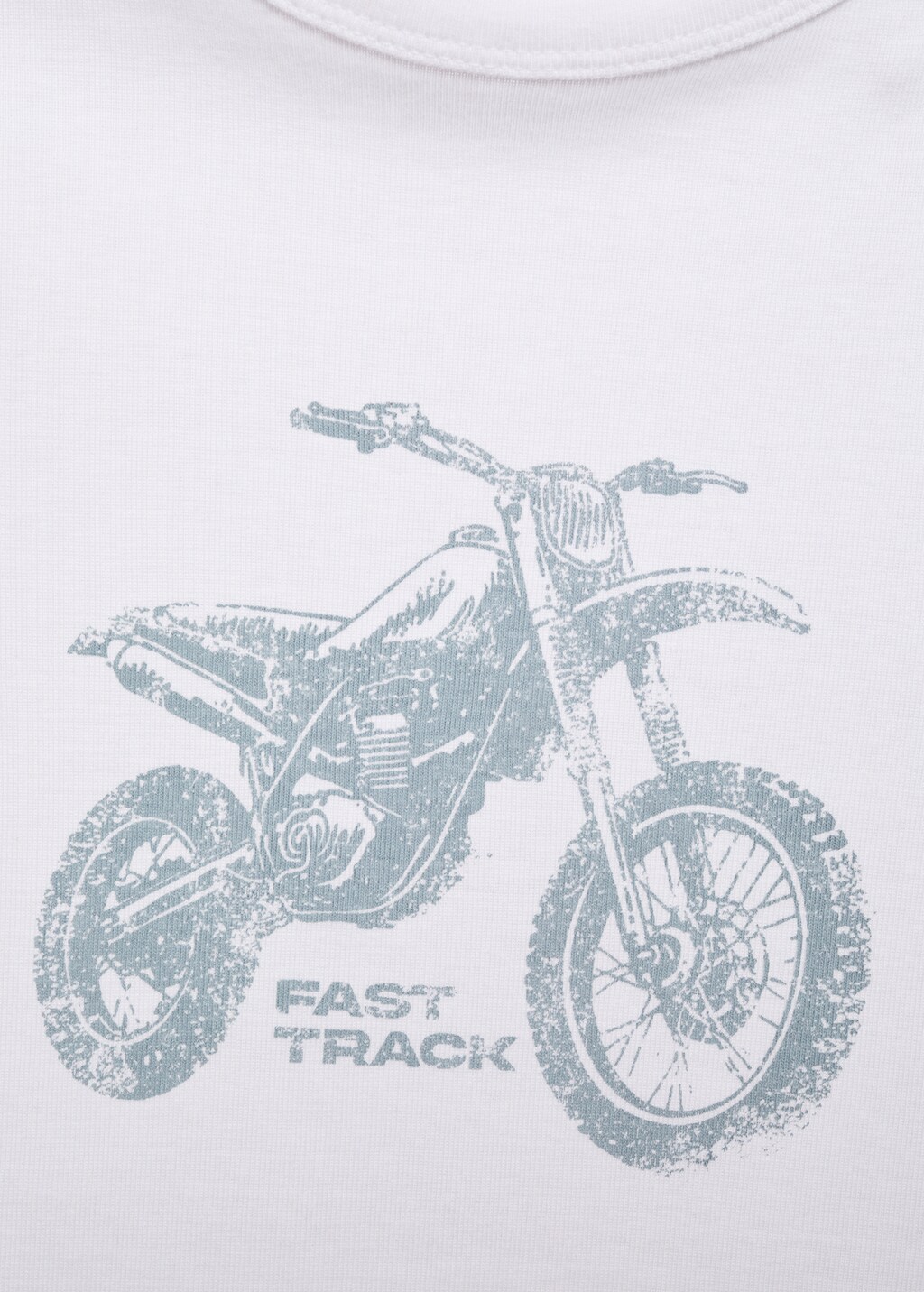 Cotton t-shirt with motorbikes