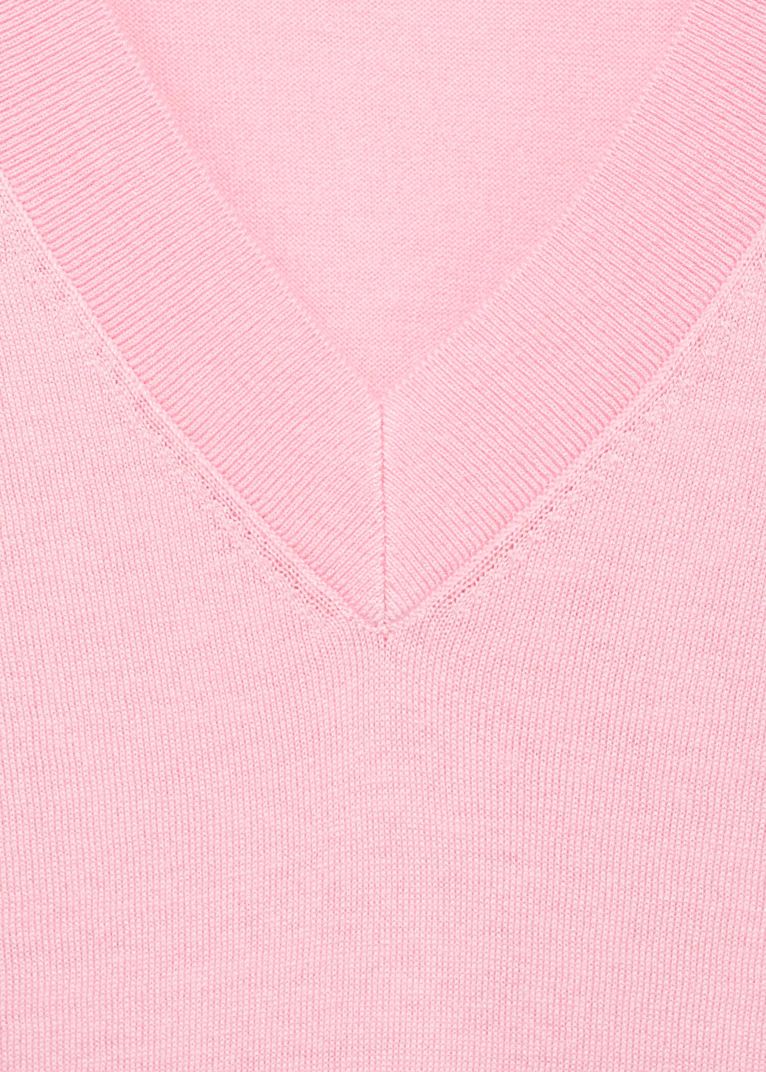 Fine-knit V-neck sweater - Details of the article 8