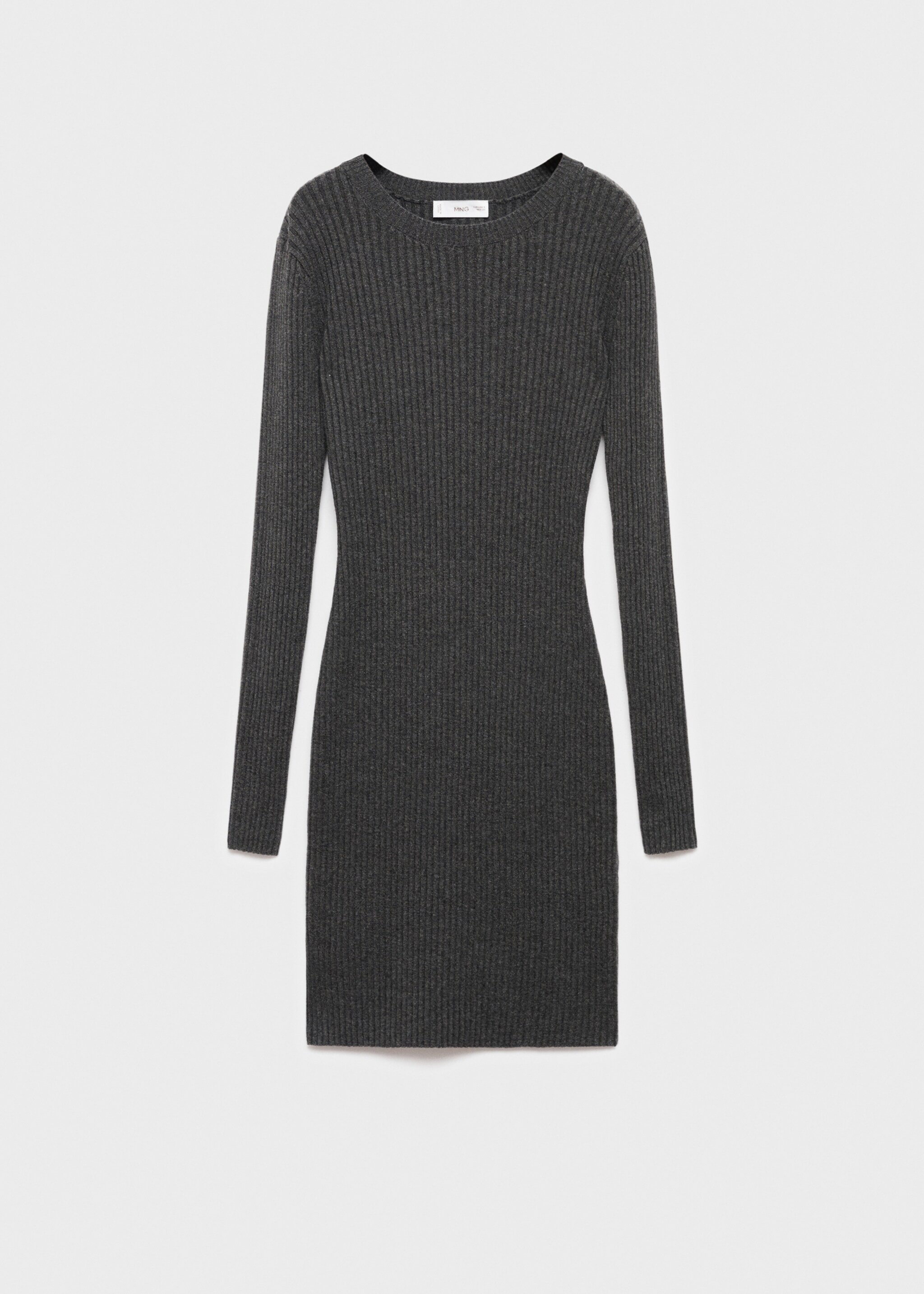 Robe maille côtelée - Article sans modèle