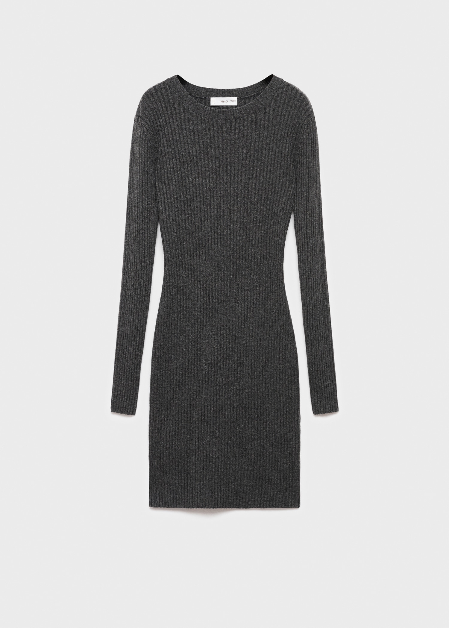 Ribbed knit dress1