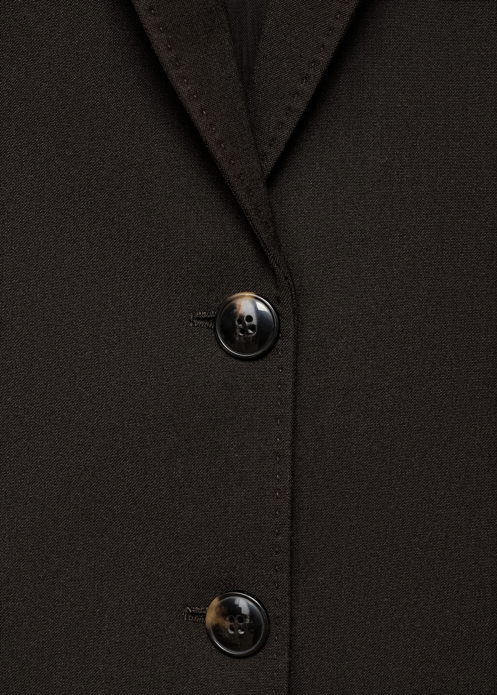 Straight-fit suit blazer