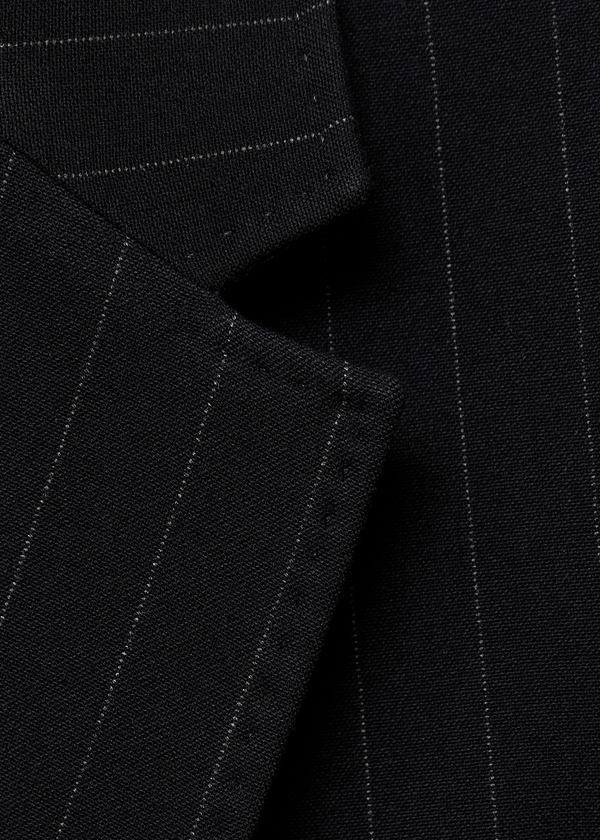 Straight-fit suit jacket - Details of the article 0, Navy. Ref: 17064786-00.