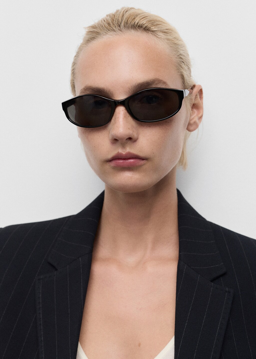 Mango Straight-fit suit blazer