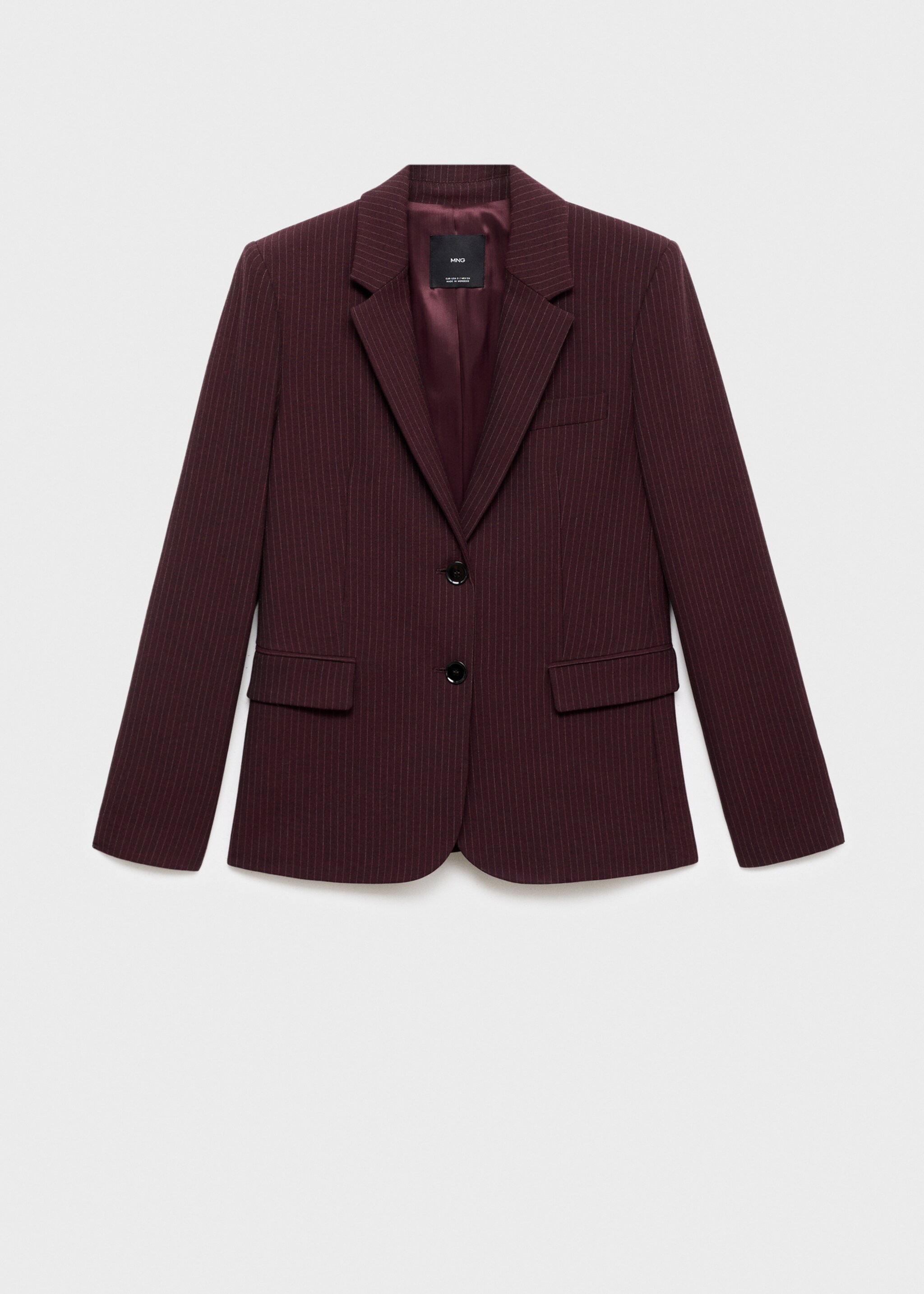 Blazer traje recta - Artículo sin modelo, Burdeos. Ref: 17064786-00.
