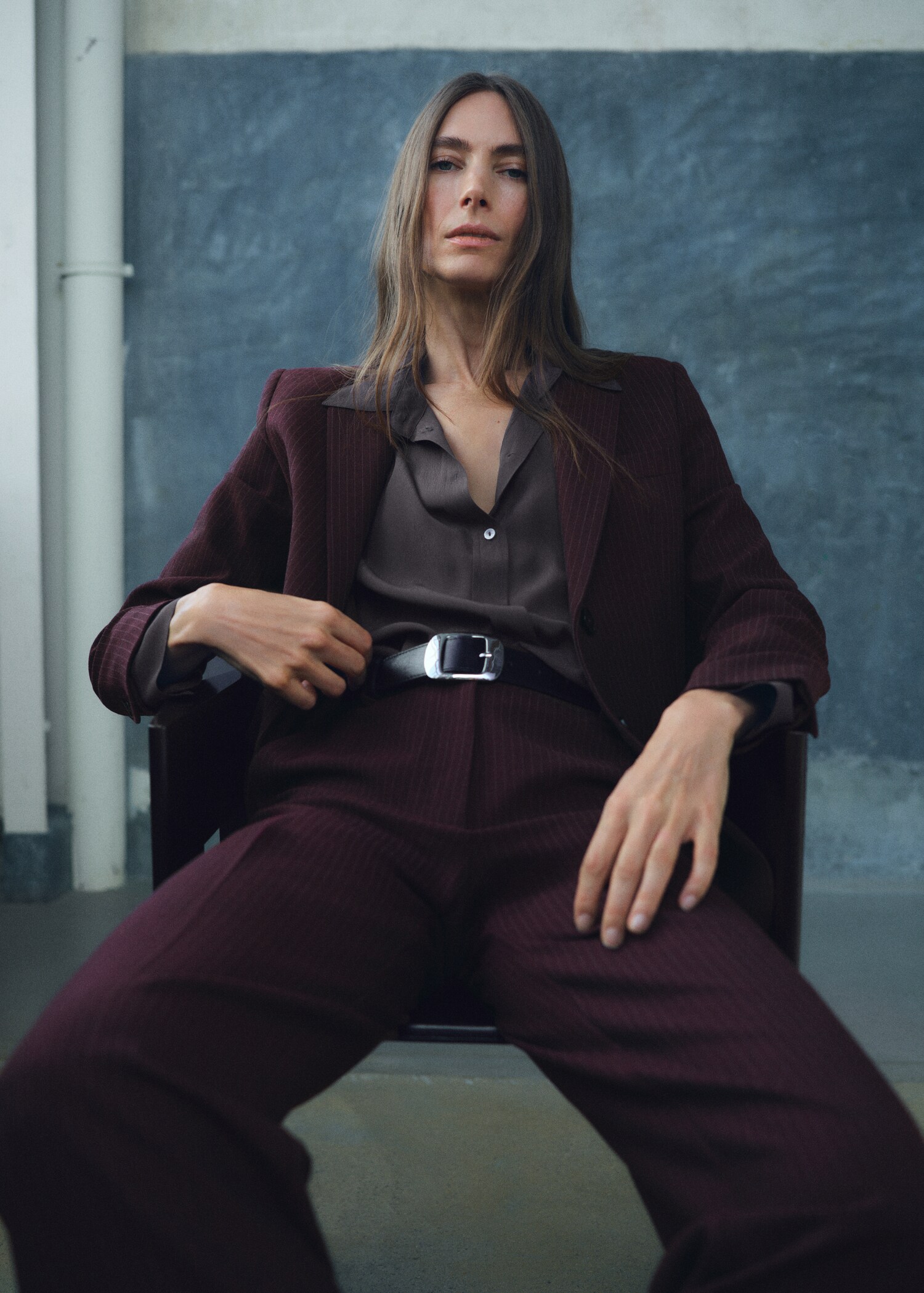 Straight-fit suit jacket - Details of the article 2