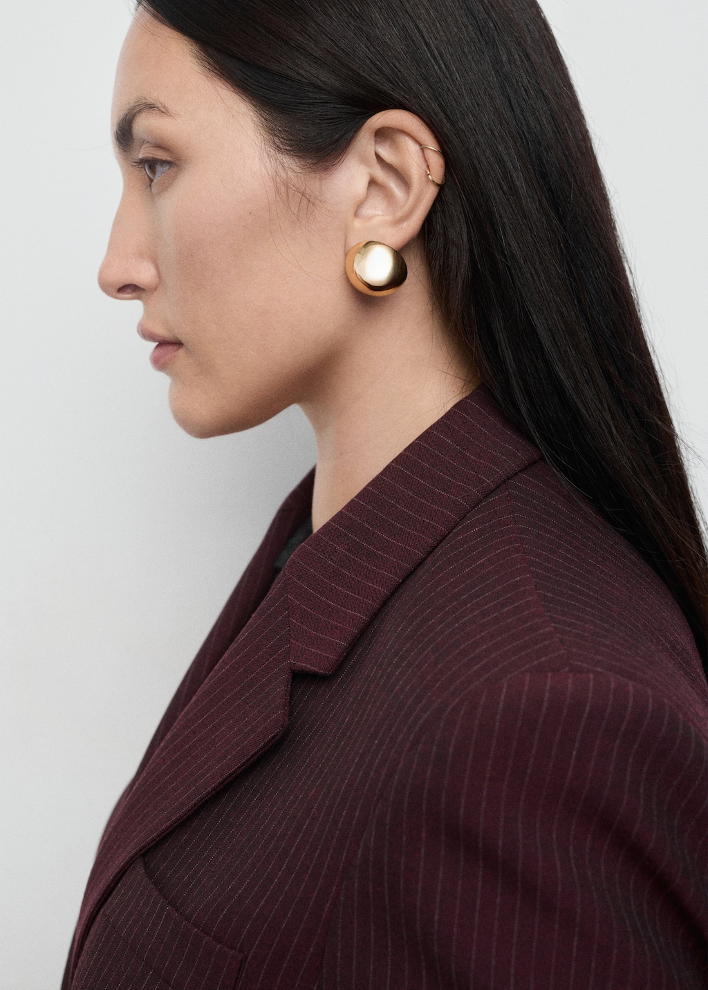 Straight-fit suit blazer