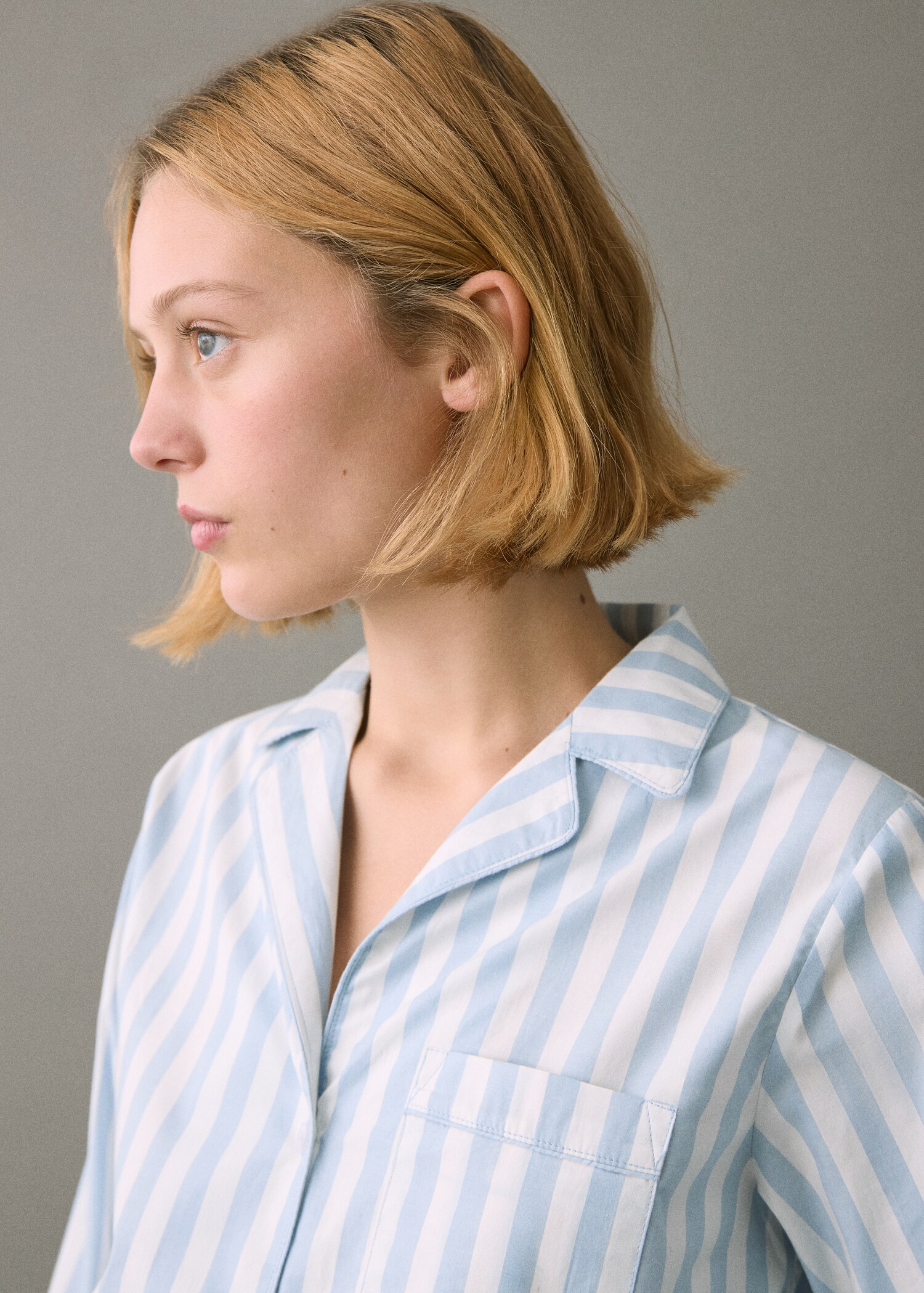 Striped long pyjamas - Details of the article 1