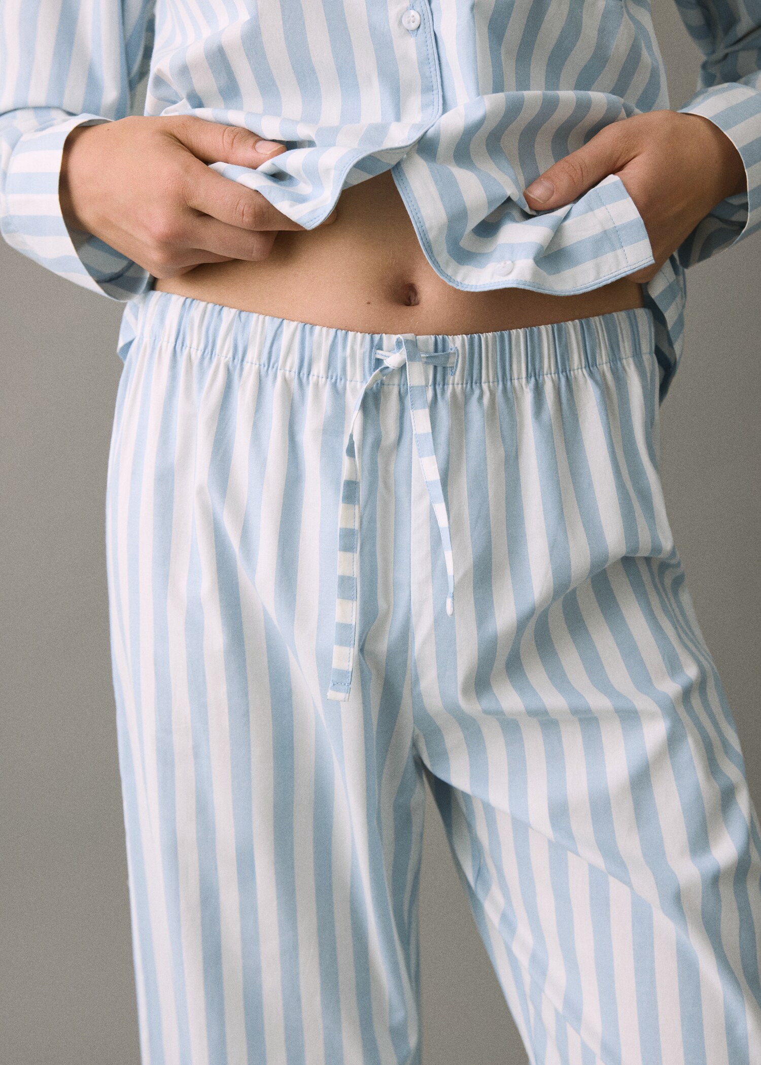 Striped long pyjamas - Details of the article 6