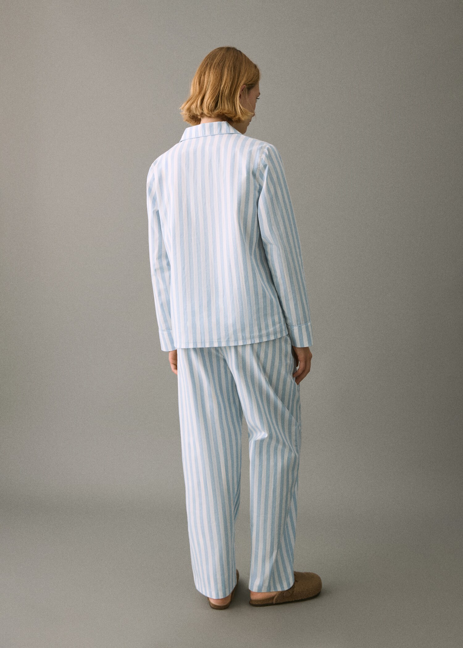 Striped long pyjamas - Reverse of the article