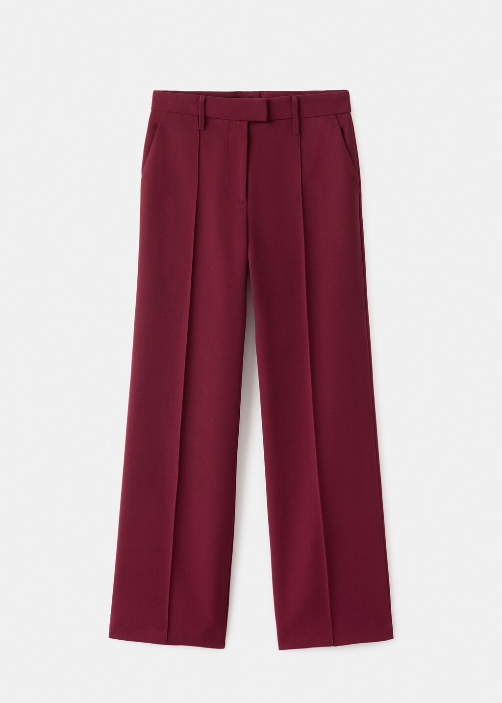 Straight mid-rise pants - image 5