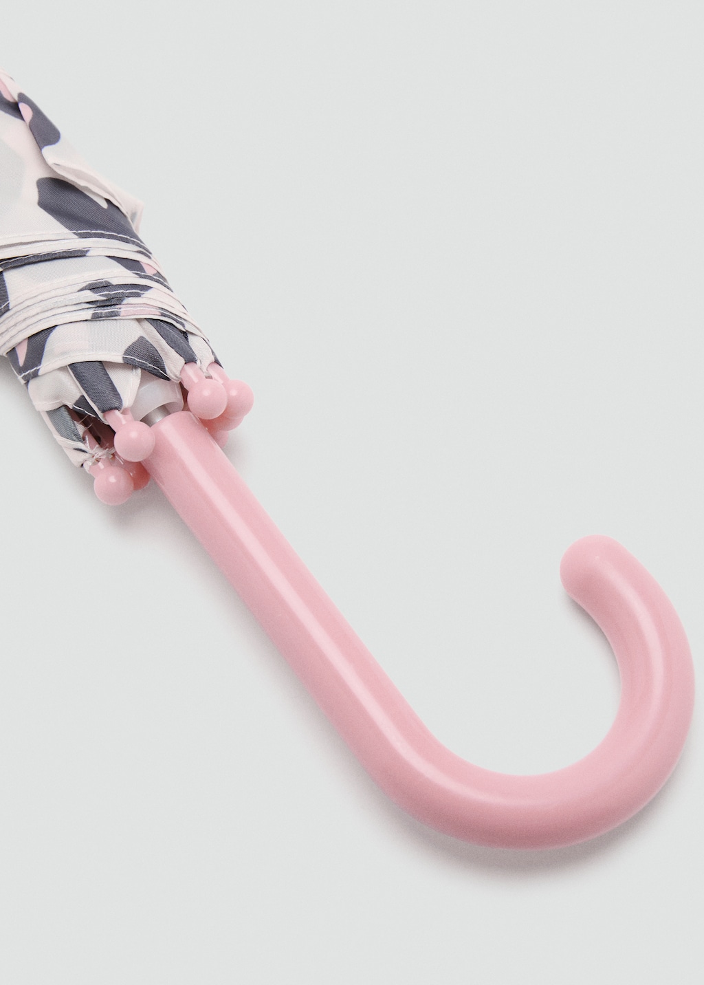 Leopard-print umbrella with ears