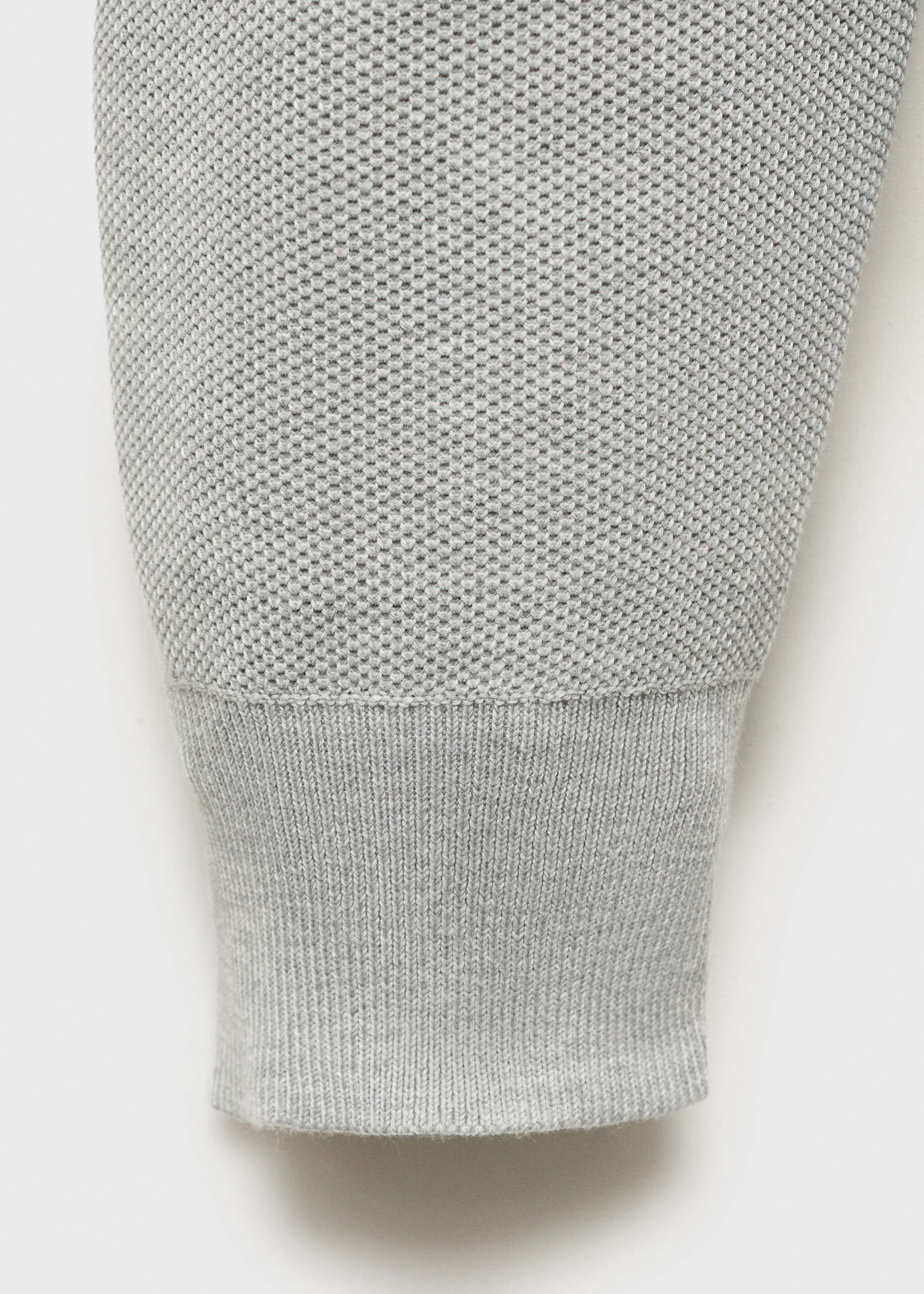 Pullover polo cotone microtexture - Dettaglio dell'articolo 0