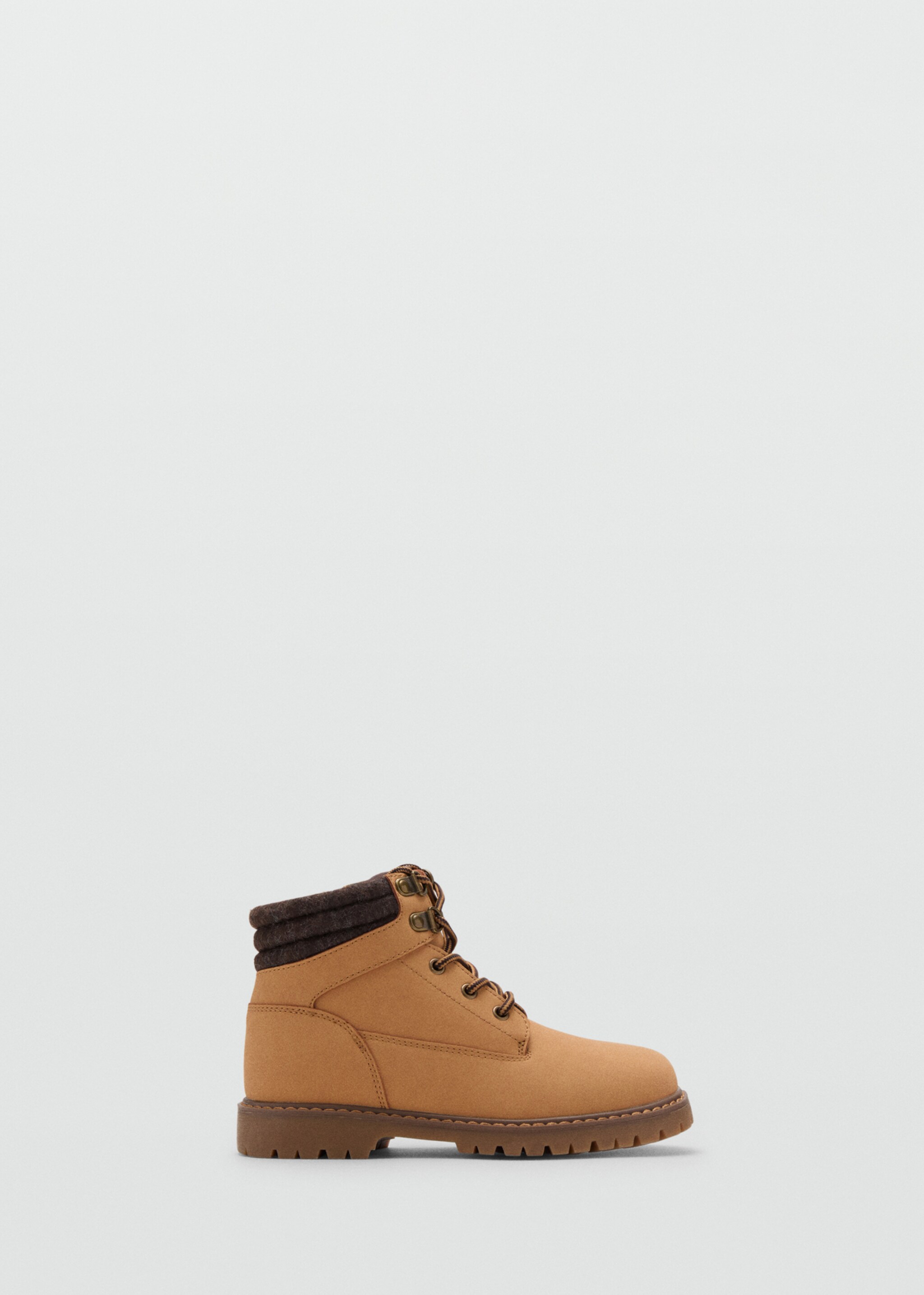 Lace-up mountain boots - Article without model, Medium Brown. Ref: 17065146-00.