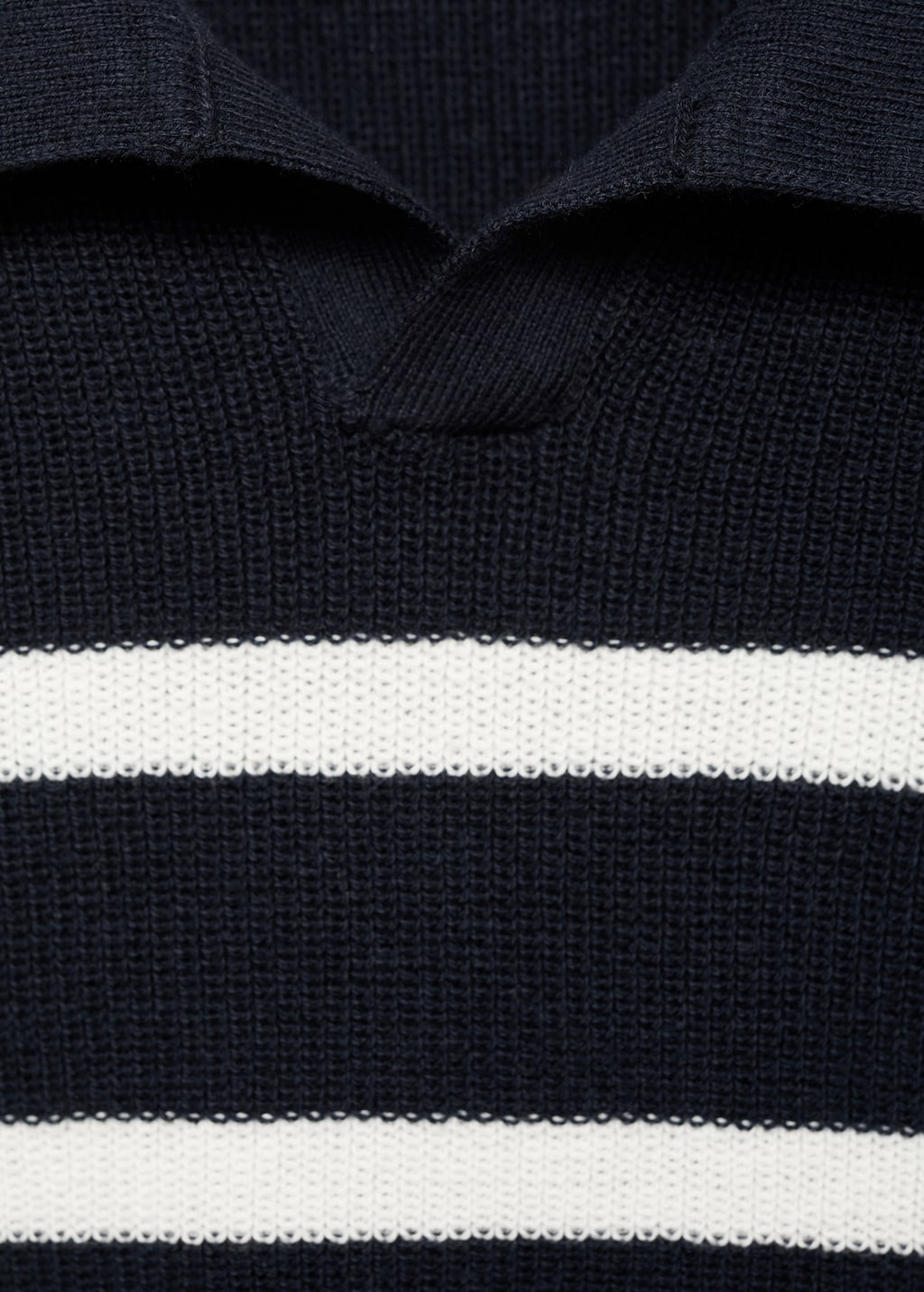 Knit striped sweater