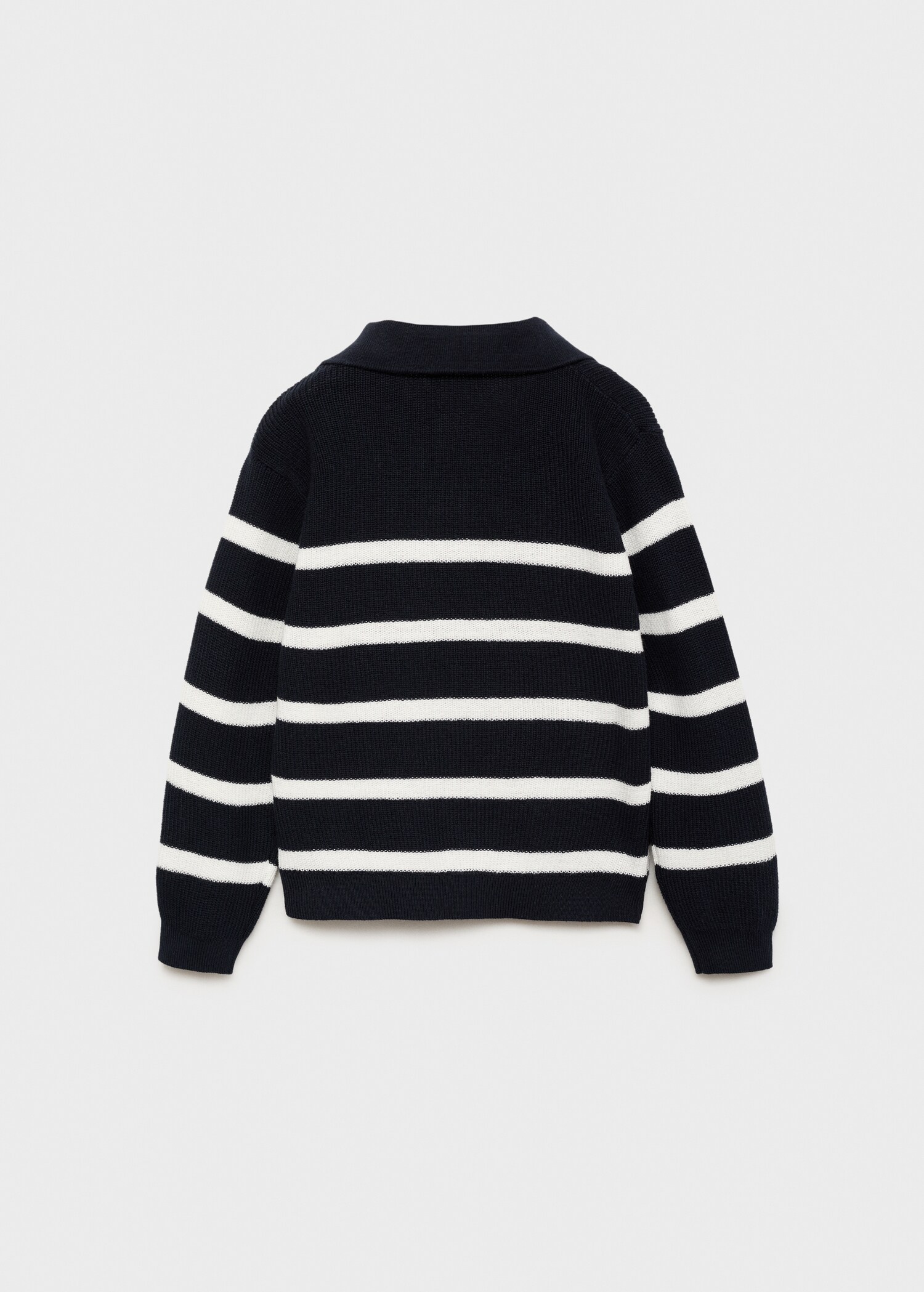 Knit striped sweater - Reverse of the article