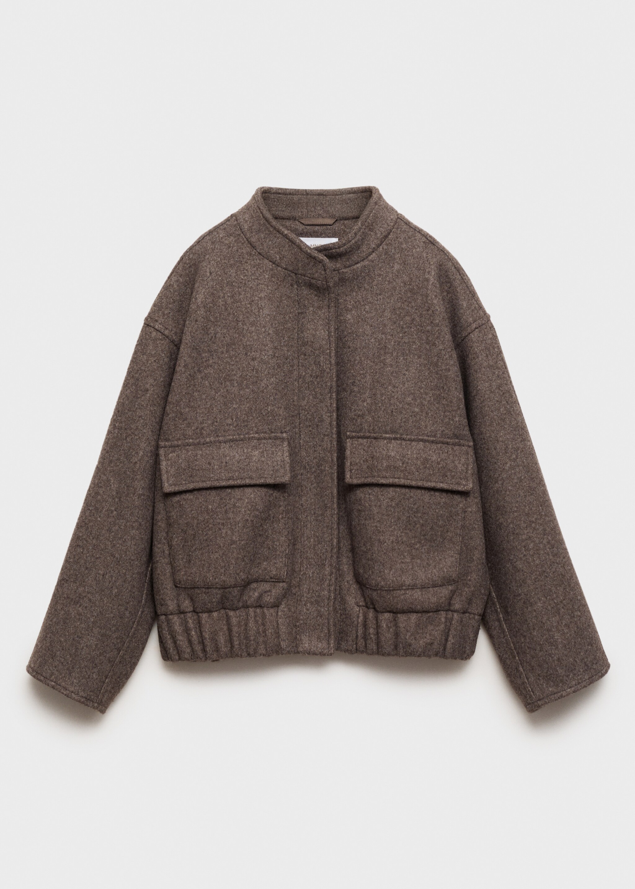 Bomber jacket with pockets - Article without model, Brown. Ref: 17065149-00.