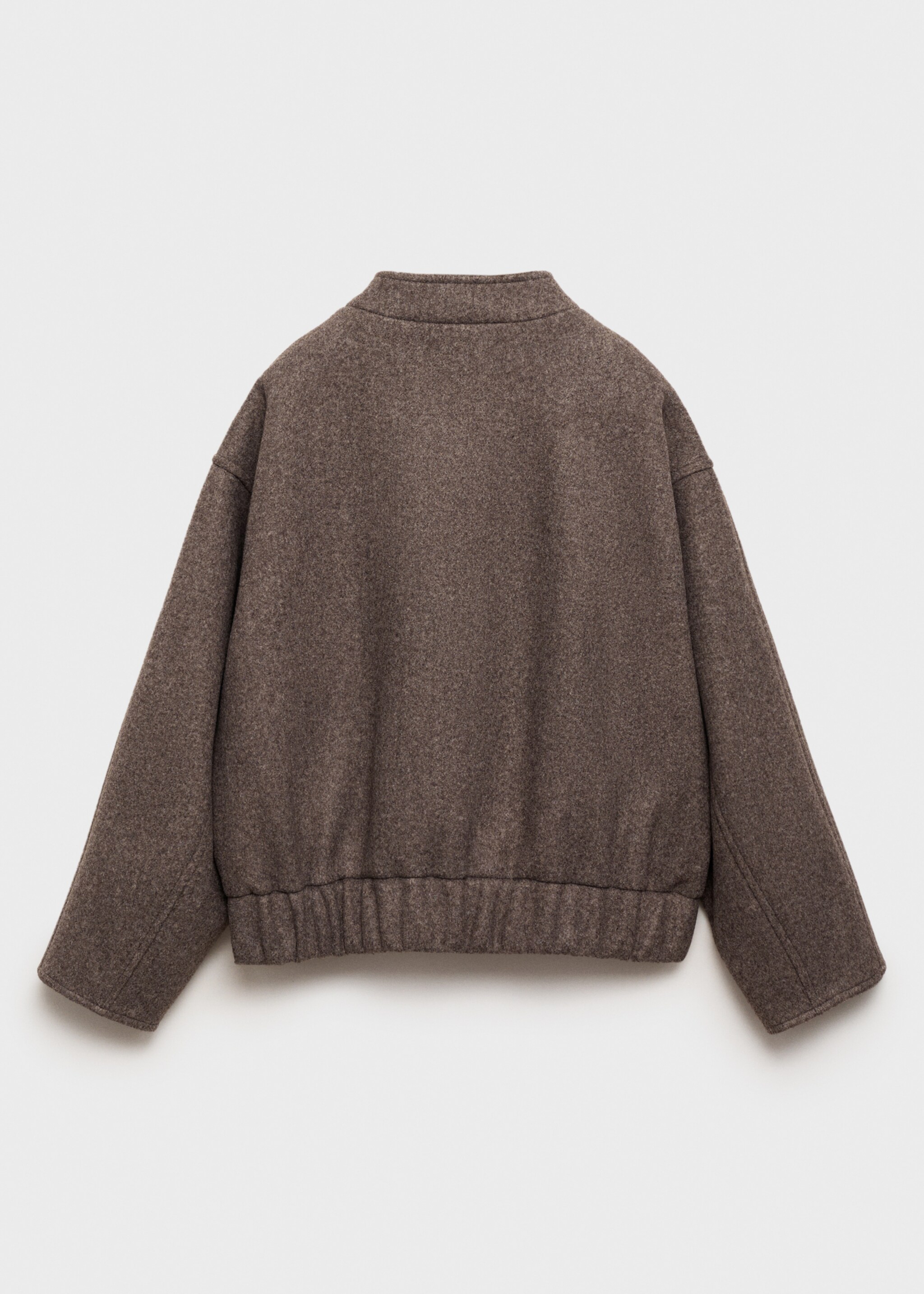 Bomber jacket with pockets - Reverse of the article, Brown. Ref: 17065149-00.
