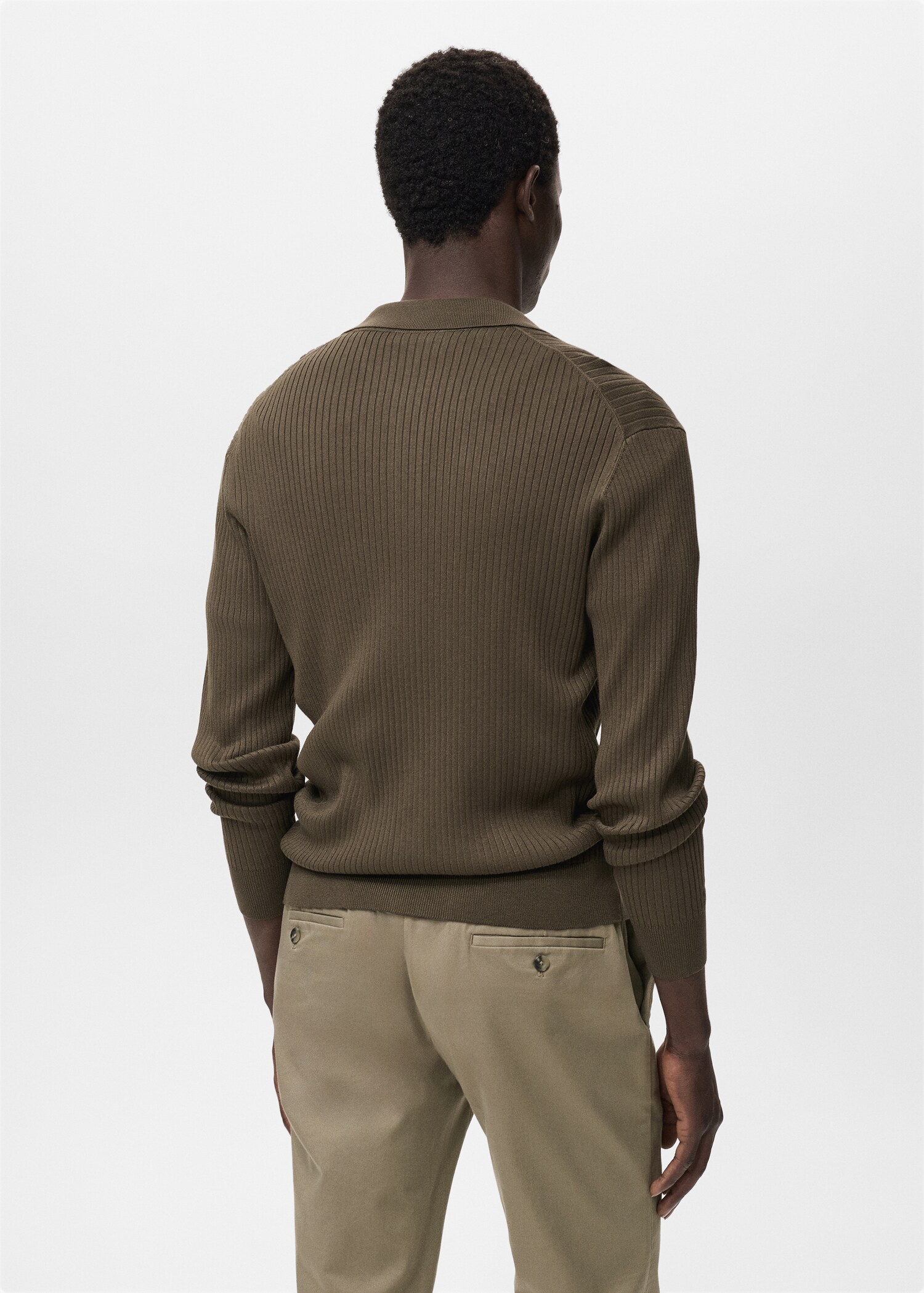 Chemise maille structurée - Verso de l’article