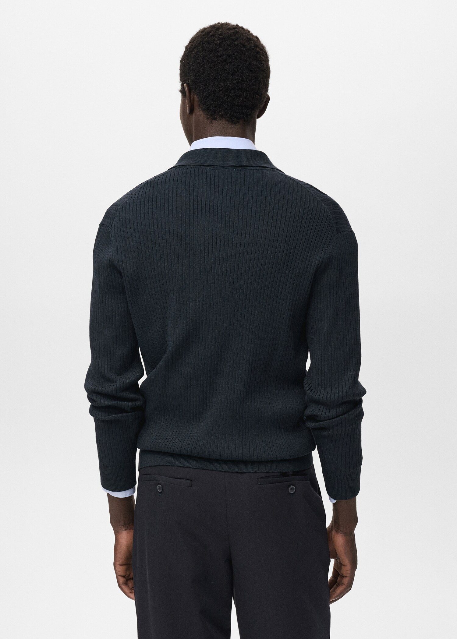 Chemise maille structurée - Verso de l’article