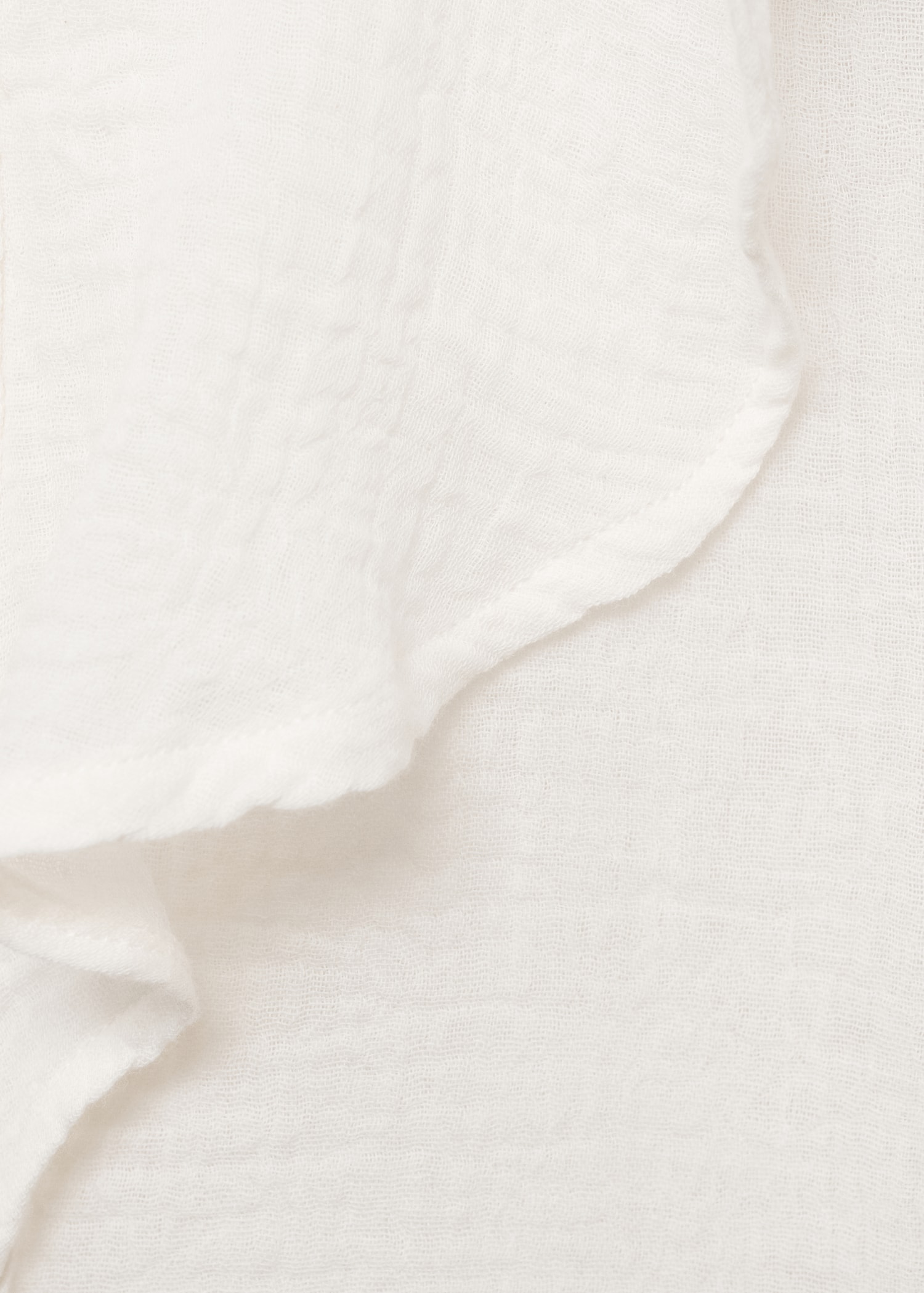 Ruffled bambula shirt - Details of the article 0