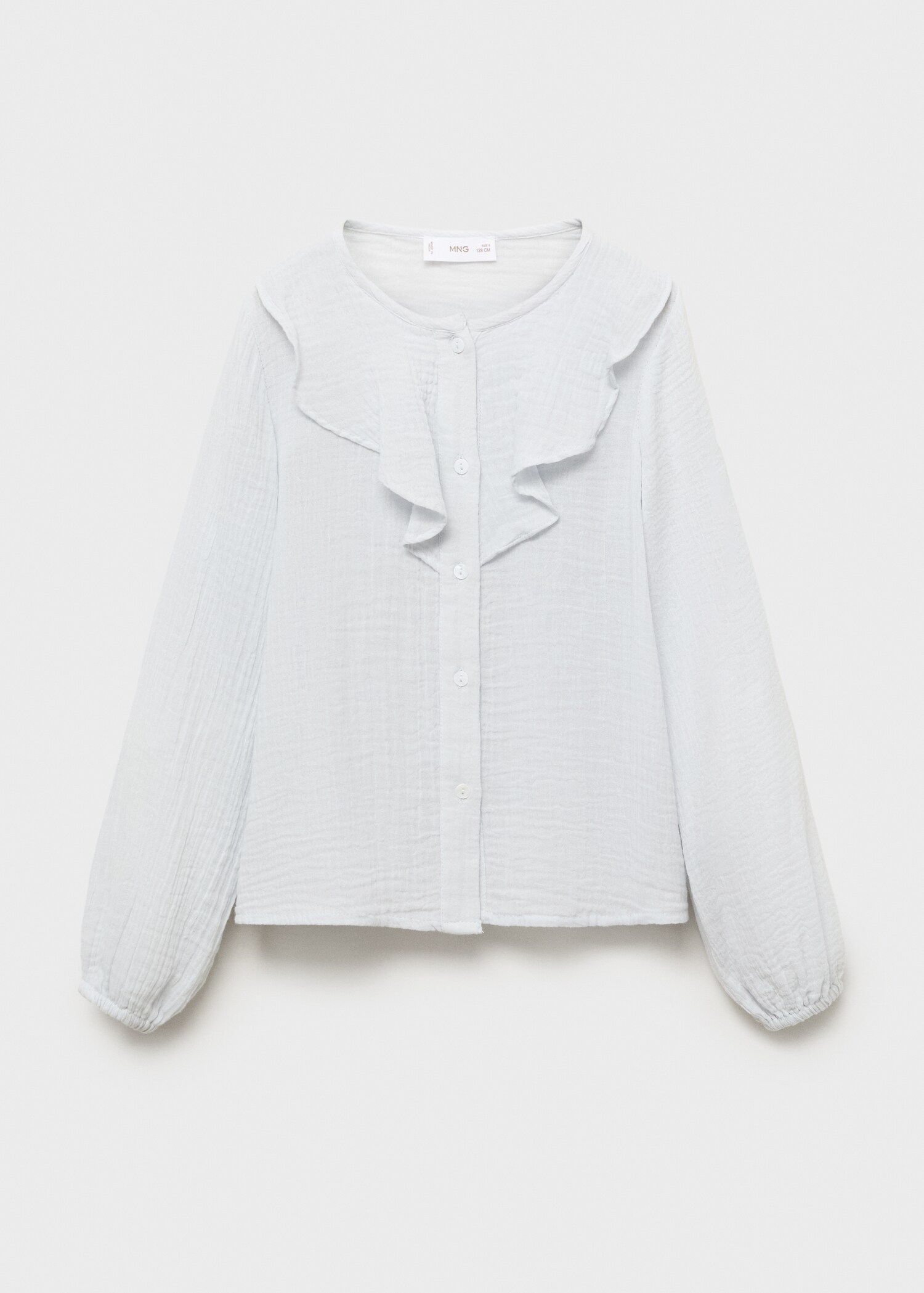 Ruffled bambula shirt - Article without model