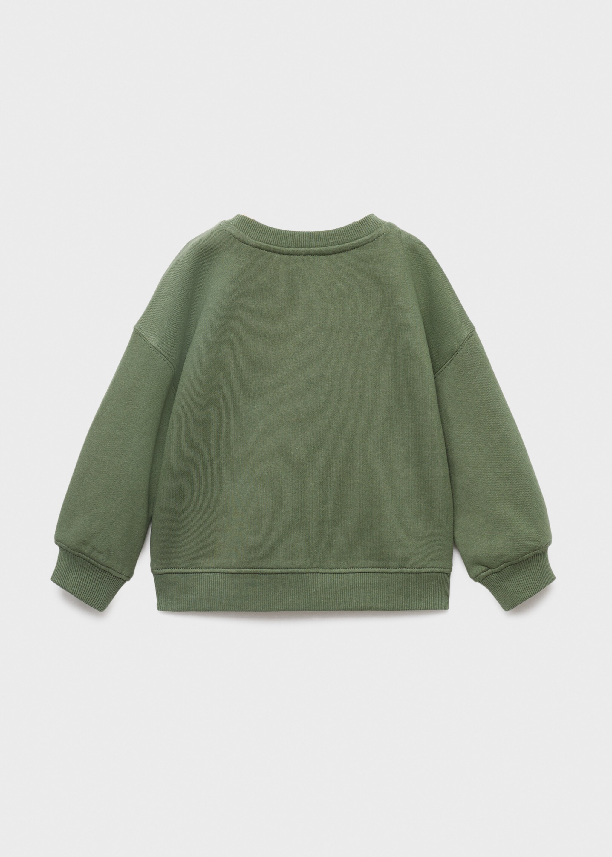 Path print sweatshirt - Reverse of the article, Green. Ref: 17065153-00.