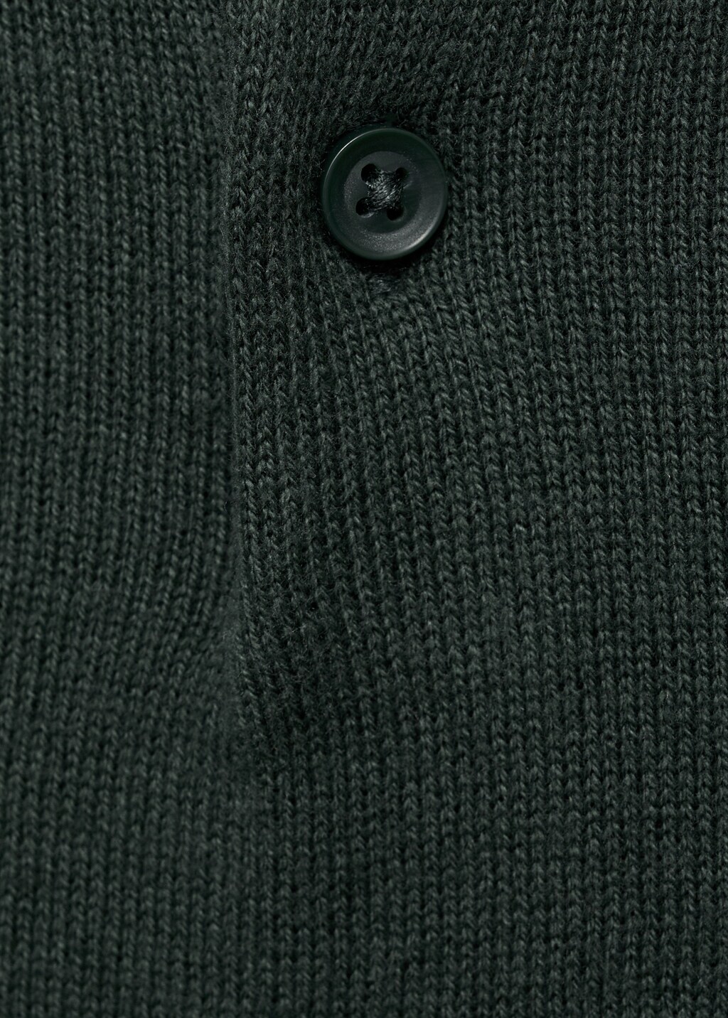Knitted polo-neck sweater
