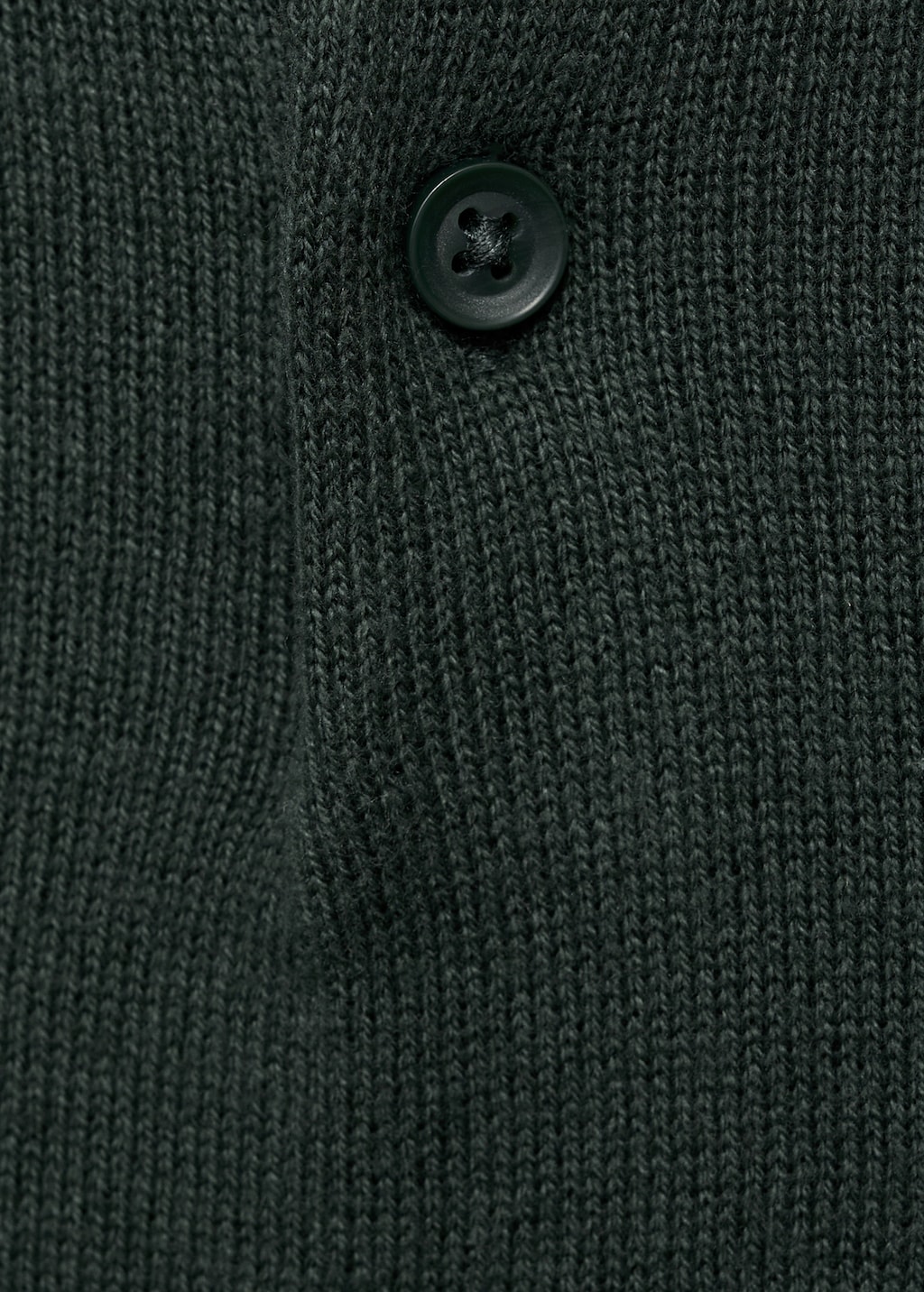 Knitted polo-neck sweater