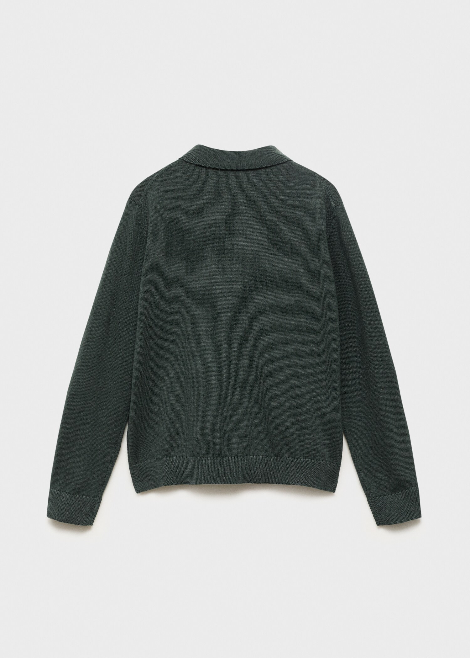 Jersey punto cuello polo - Reverso del artículo