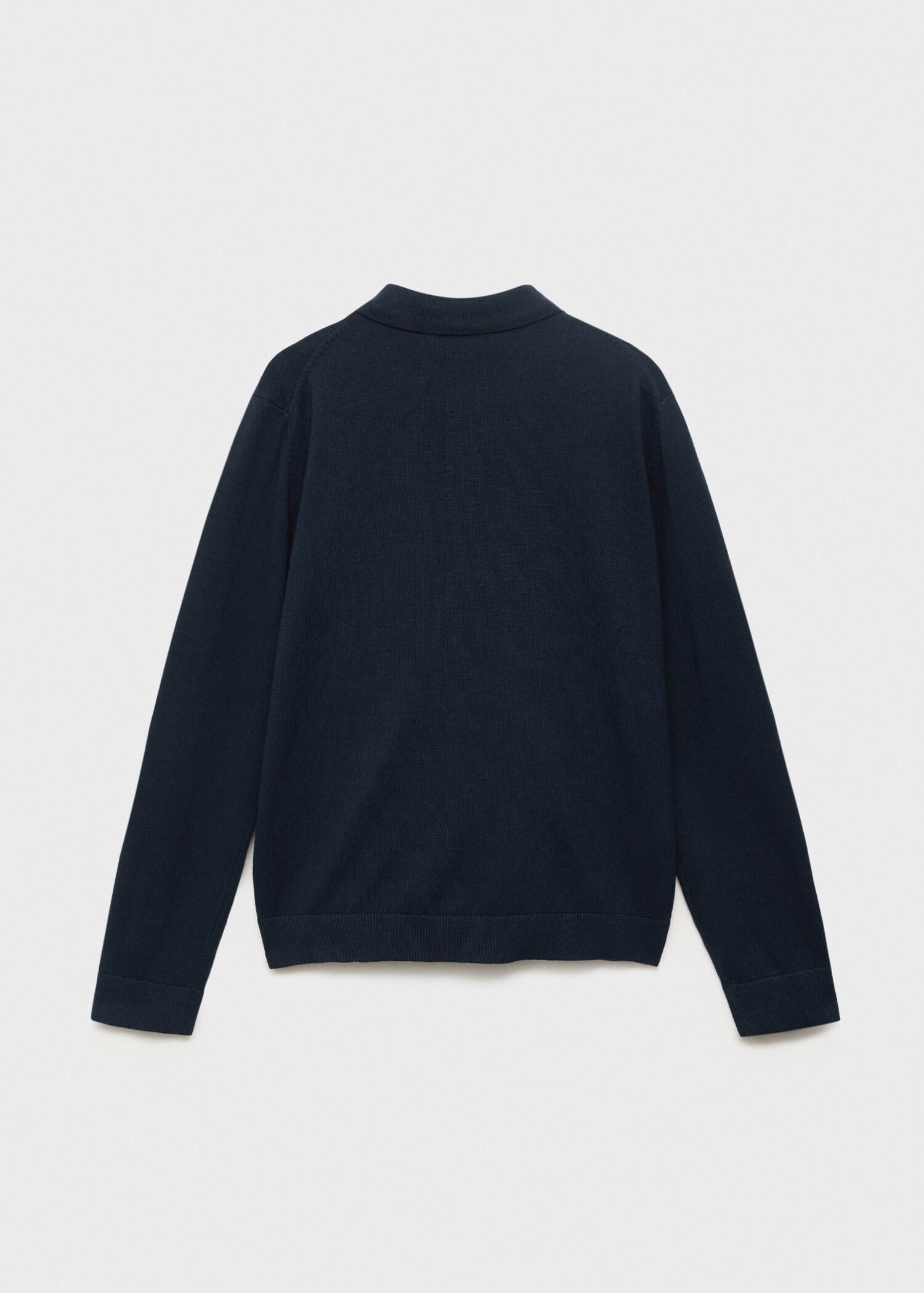 Jersey punto cuello polo - Reverso del artículo