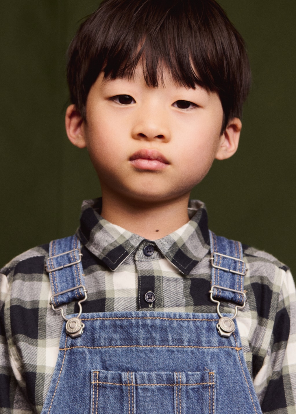 Cotton checked shirt