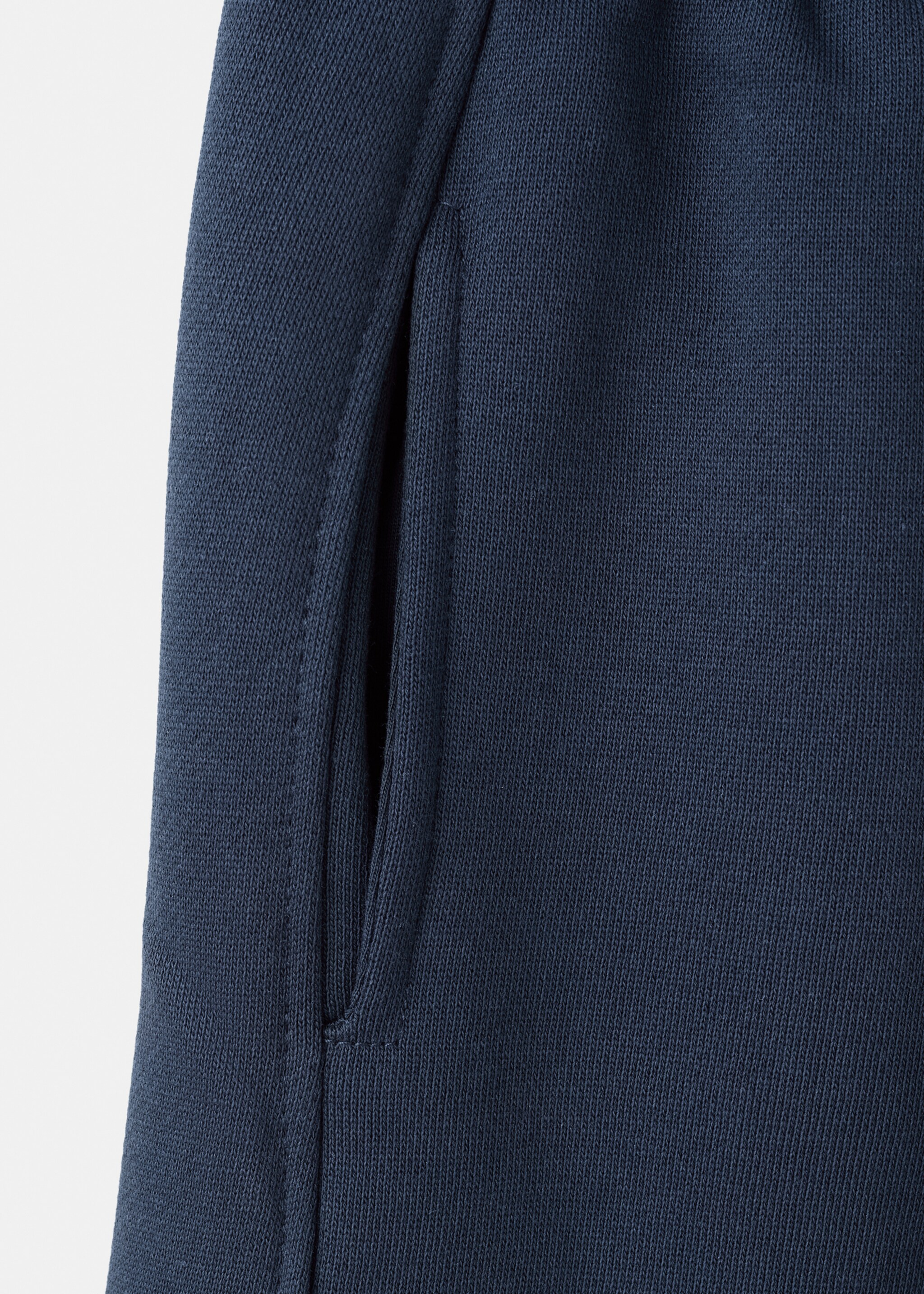 Joggers algodón cintura elástica - Detalle del artículo 0, Azul marino oscuro. Ref: 17065160-00.