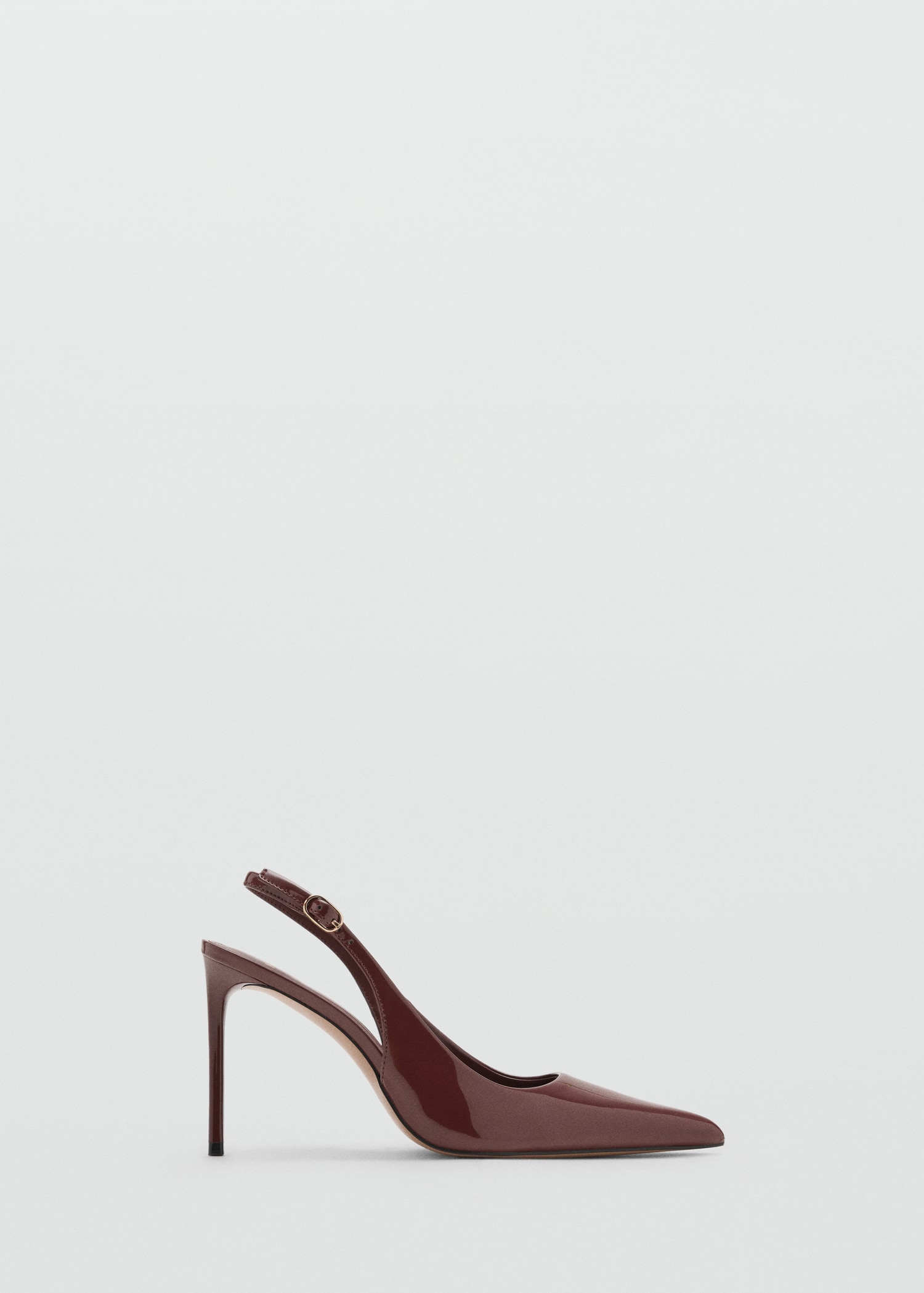 Patent heeled shoes - Women | MANGO USA