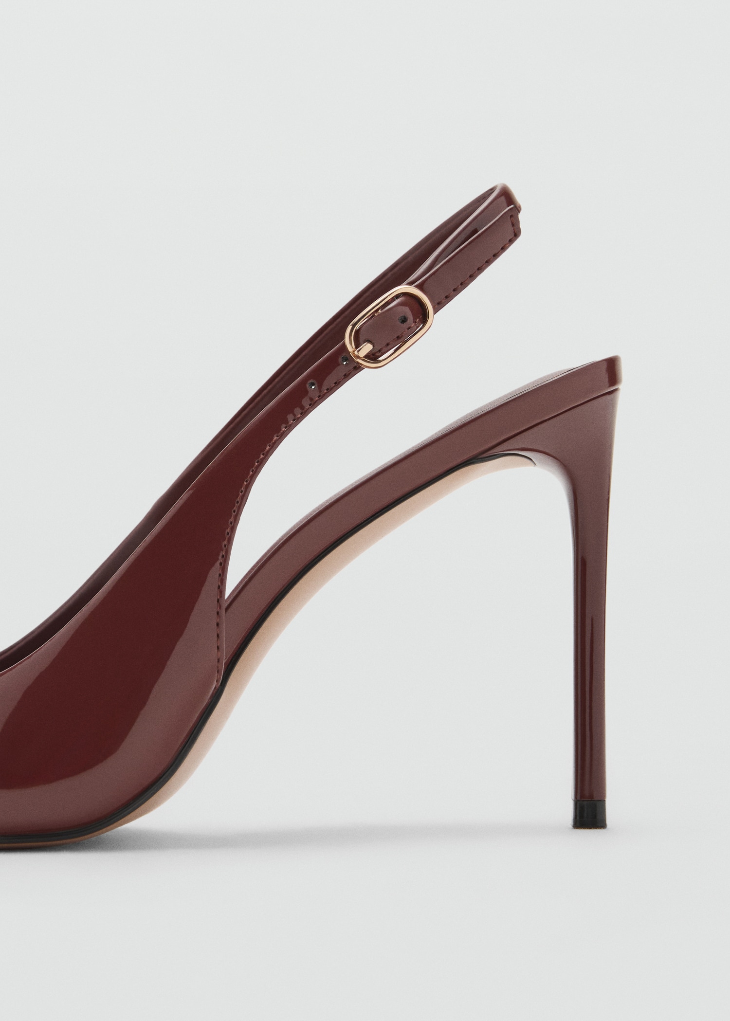 Patent heeled shoes - Women | MANGO USA