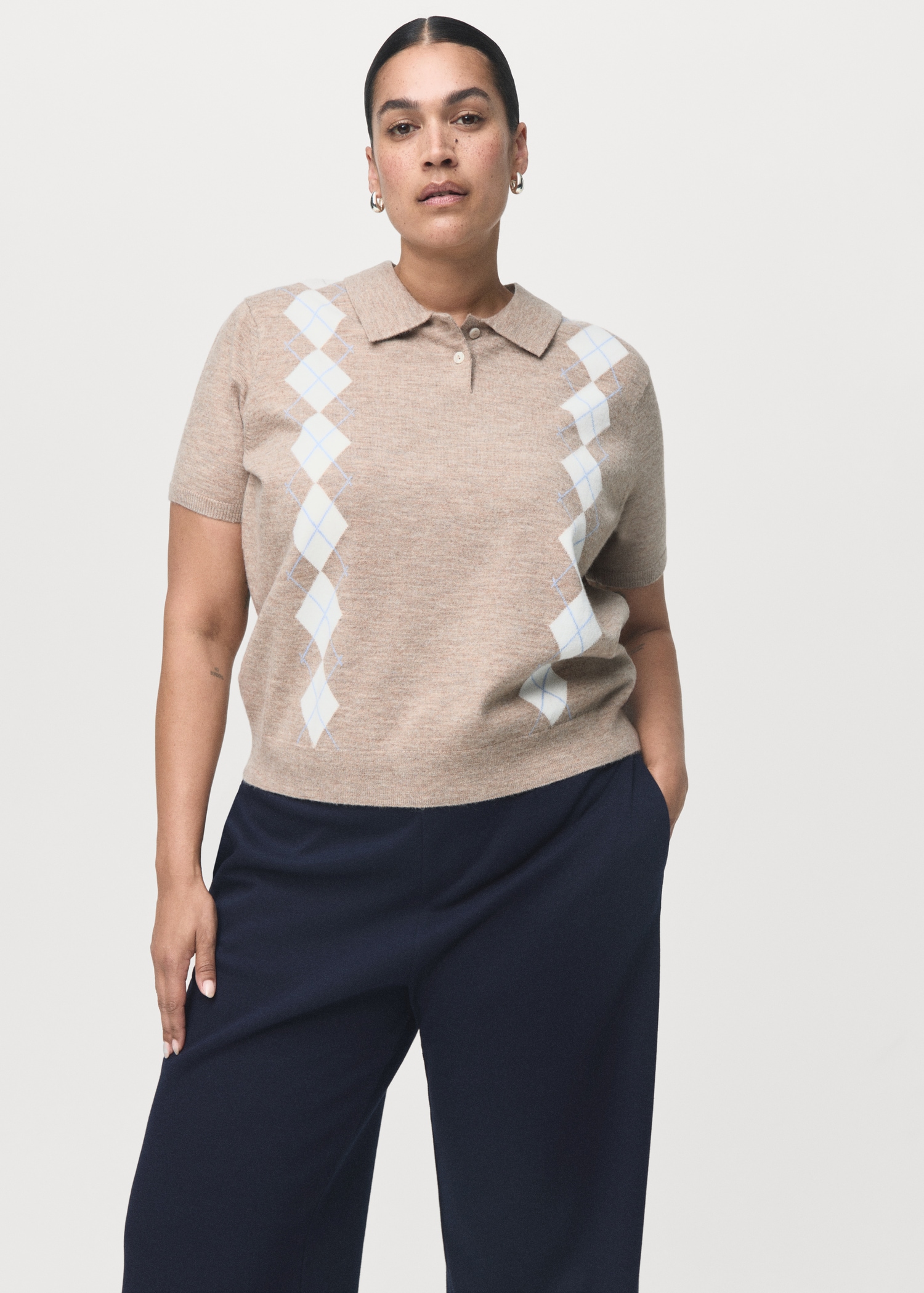 Cotton jogger-style trousers - Details of the article 5