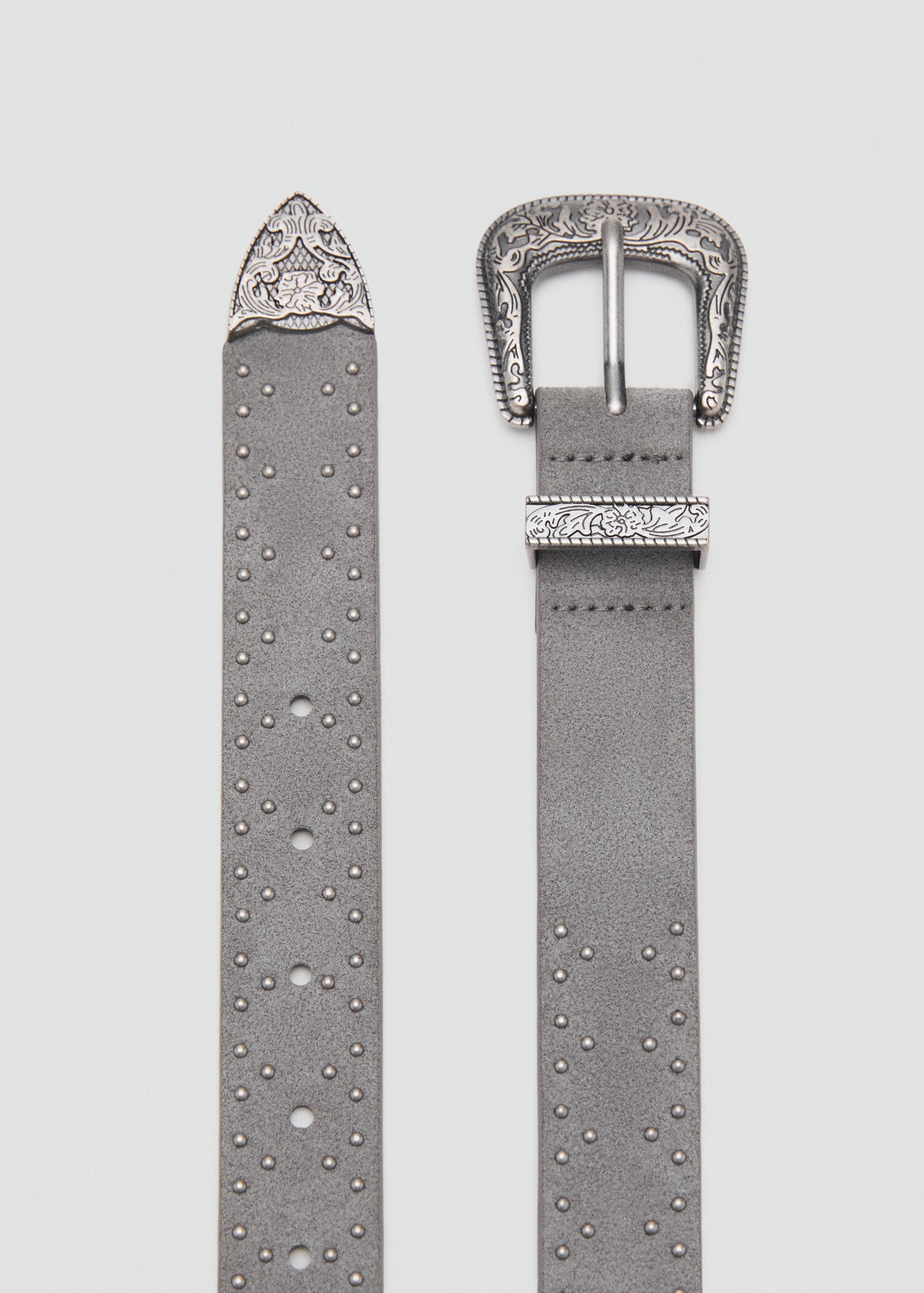 Leather cowboy style belt - Details of the article 1