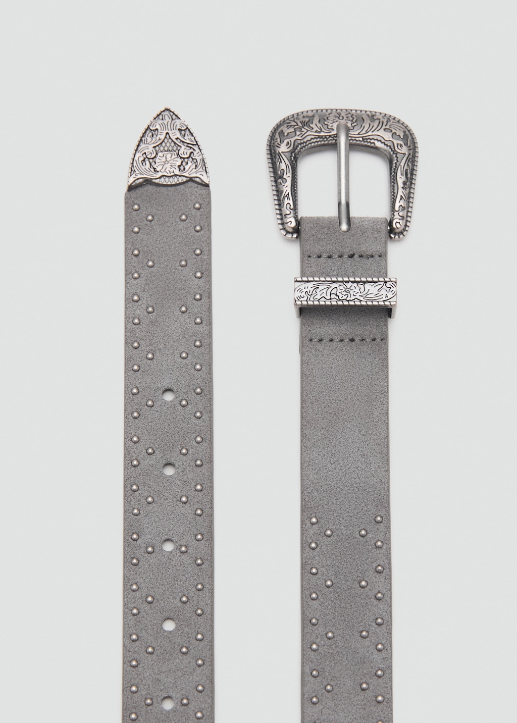 Leather cowboy style belt