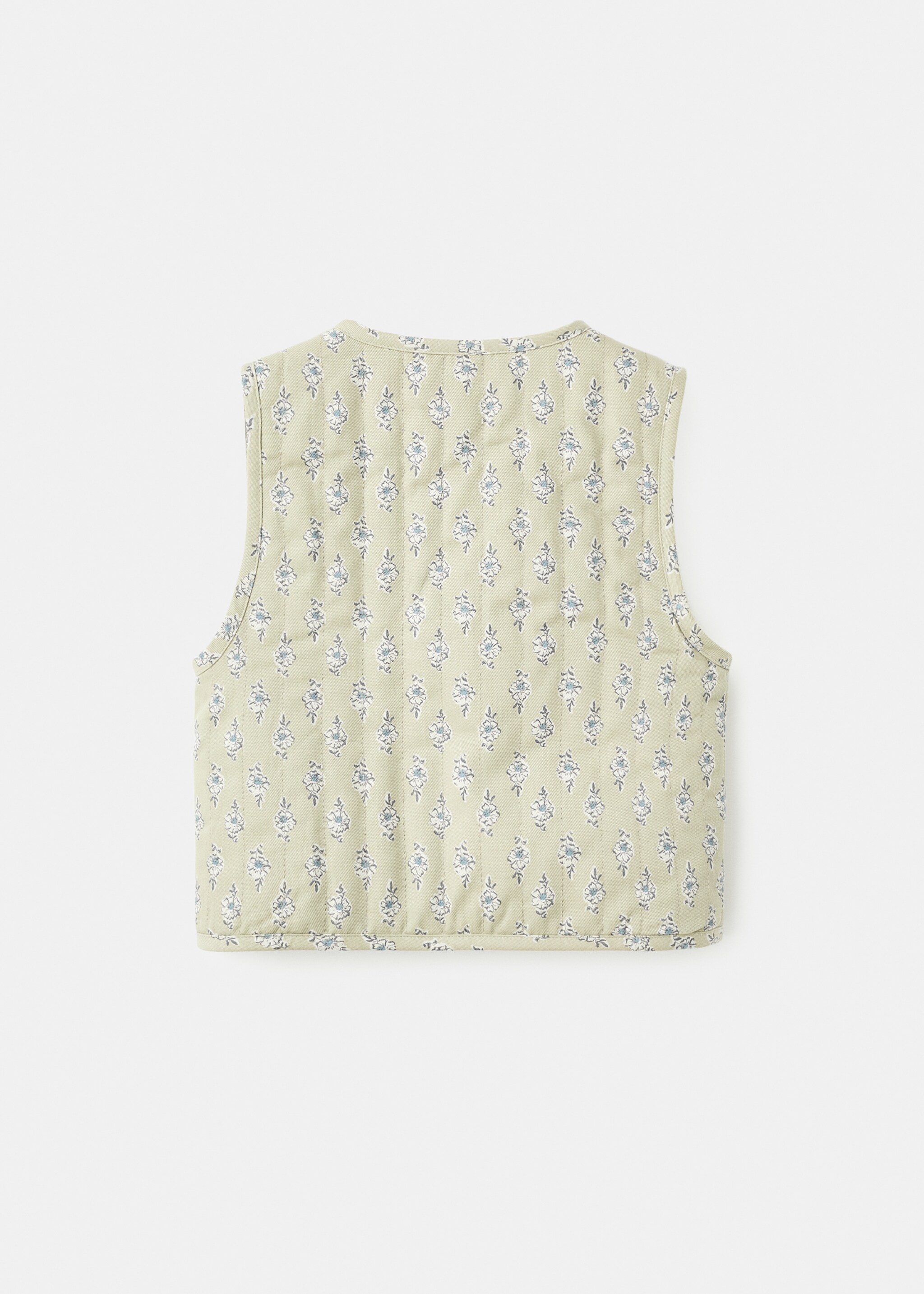 Waistcoat mentaset - Reverse of the article, Mint Green. Ref: 17065171-00.