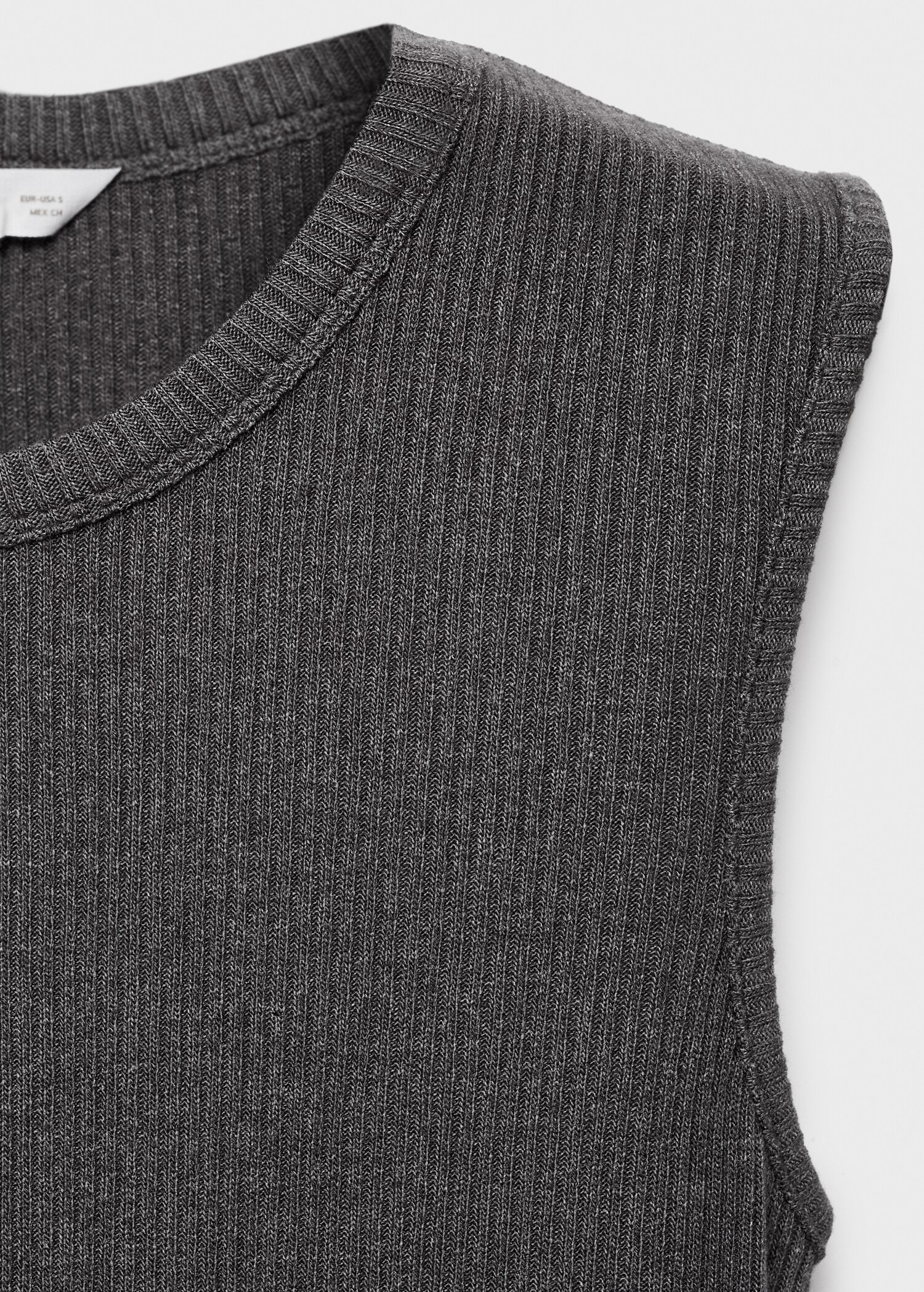 Sleeveless knitted dress - Details of the article 8